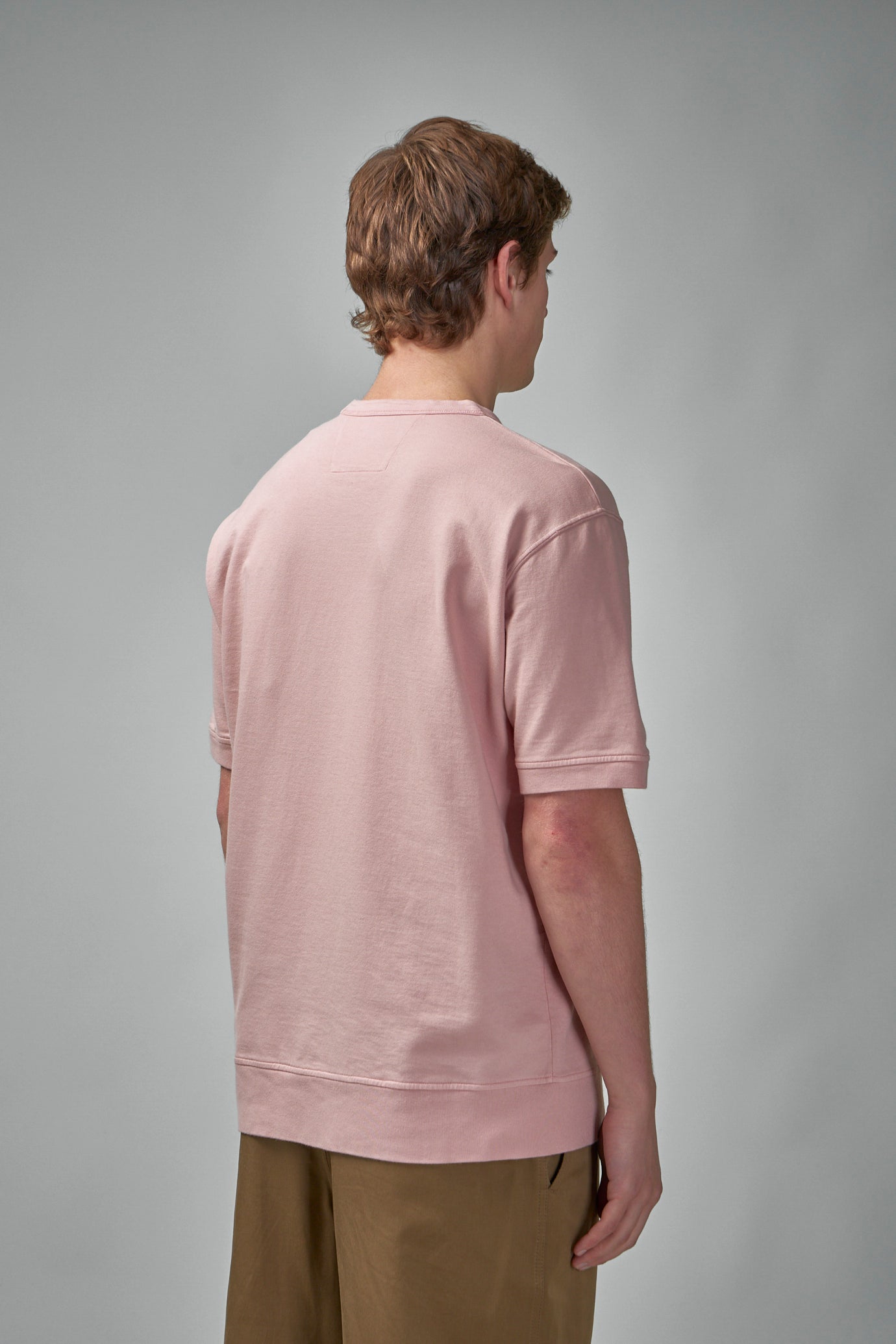 Leichtes Fleece-Kurzarm-Sweatshirt