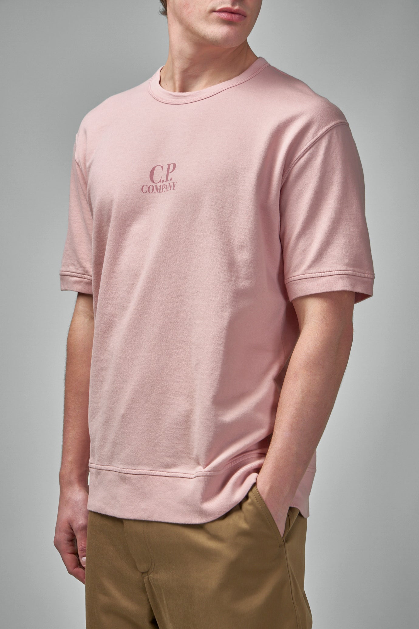 Leichtes Fleece-Kurzarm-Sweatshirt