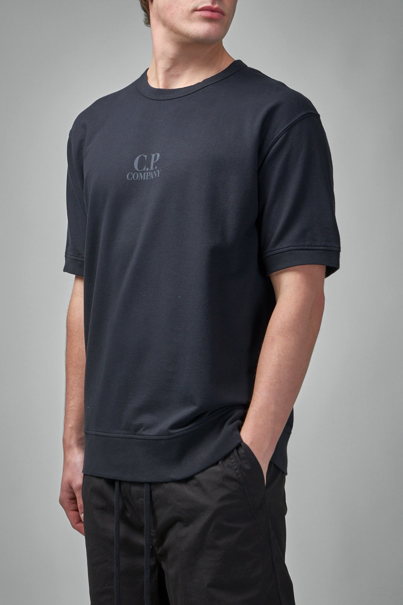 Leichtes Fleece-Kurzarm-Sweatshirt