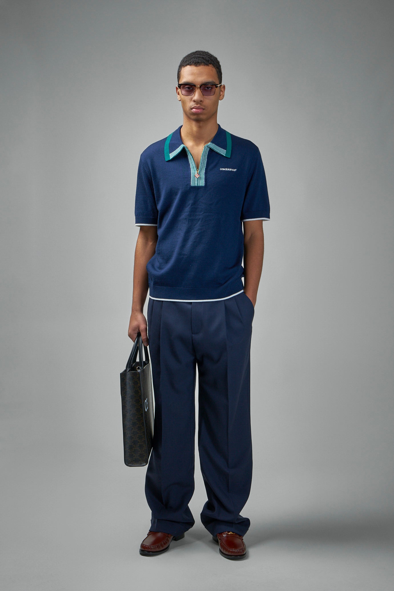 Front Pleat Trousers Fine Twill Tailoring