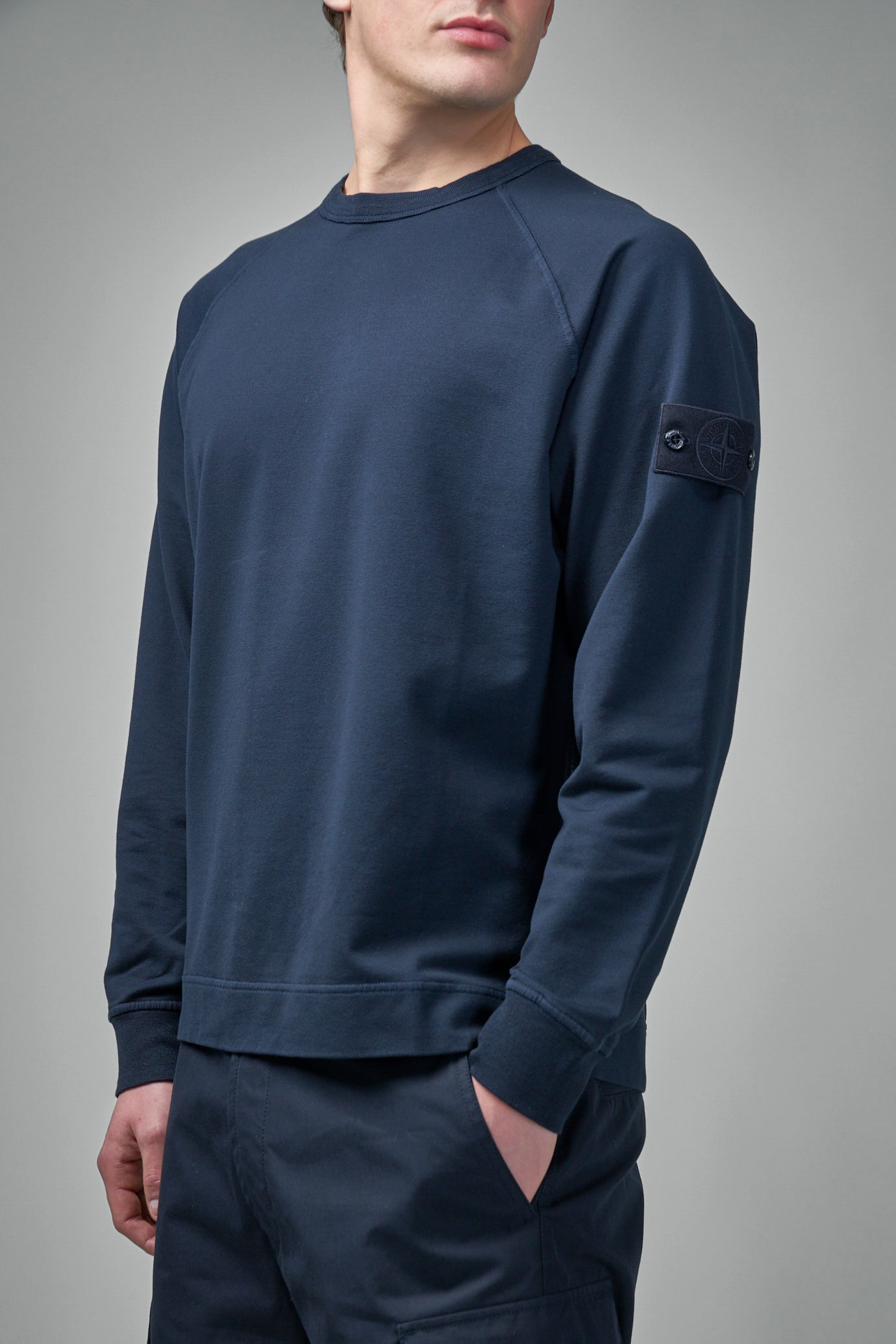 Compass Badge Cotton Sweatshirt