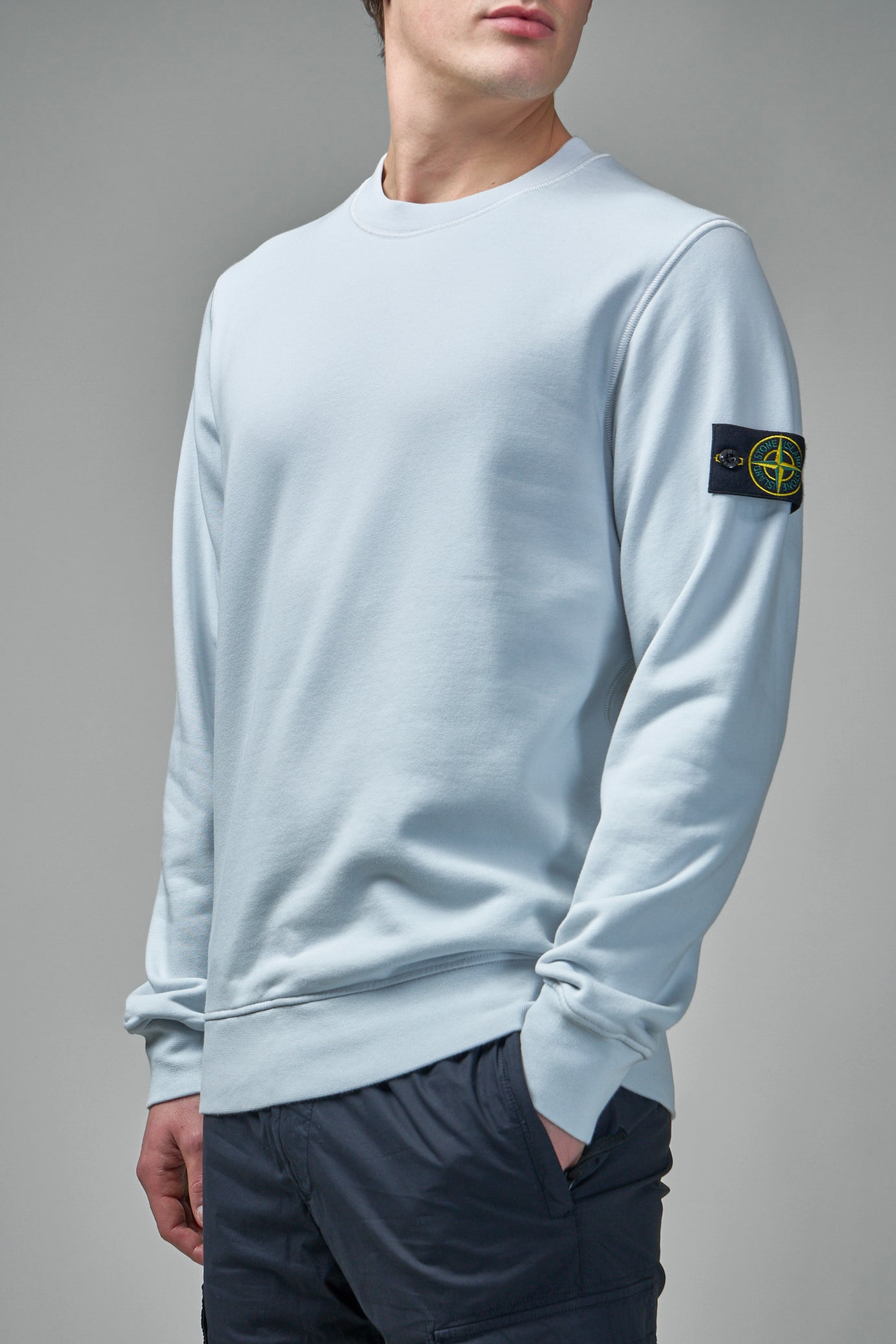 Compass Badge Cotton Sweatshirt