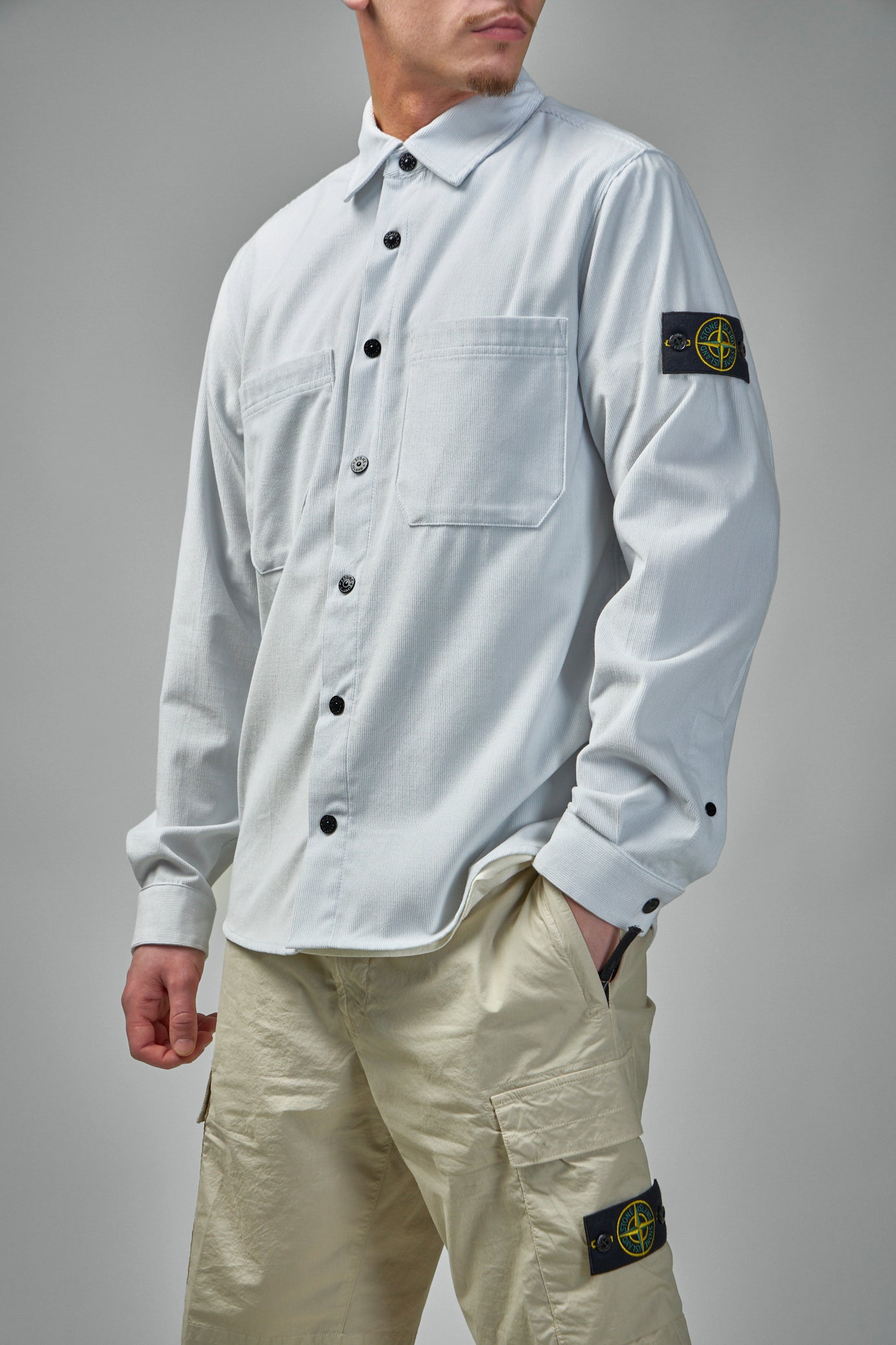 Micro-Corduroy Overshirt