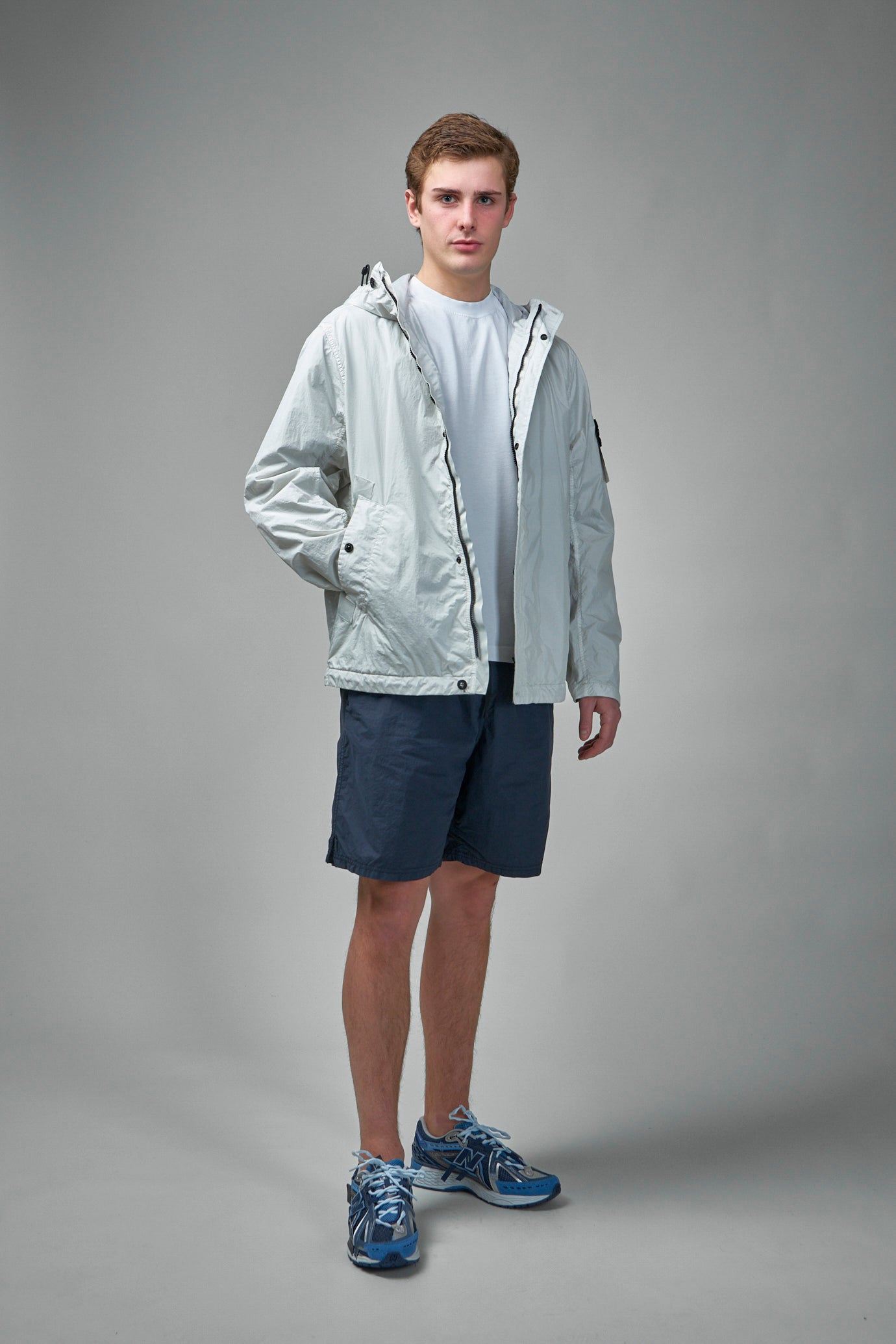 Compass Cotton Bermuda Shorts