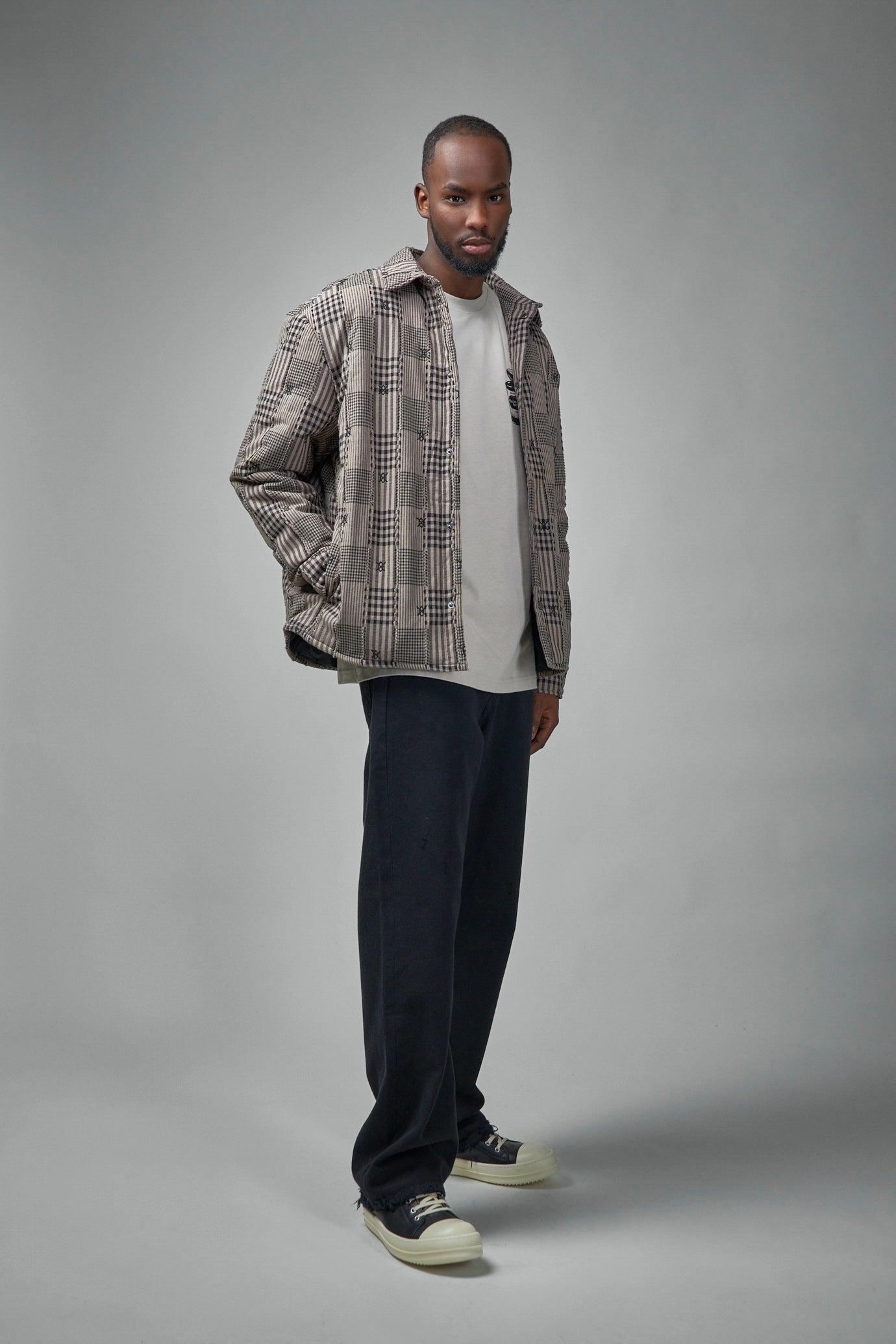 Quilted Shield LS Shirt