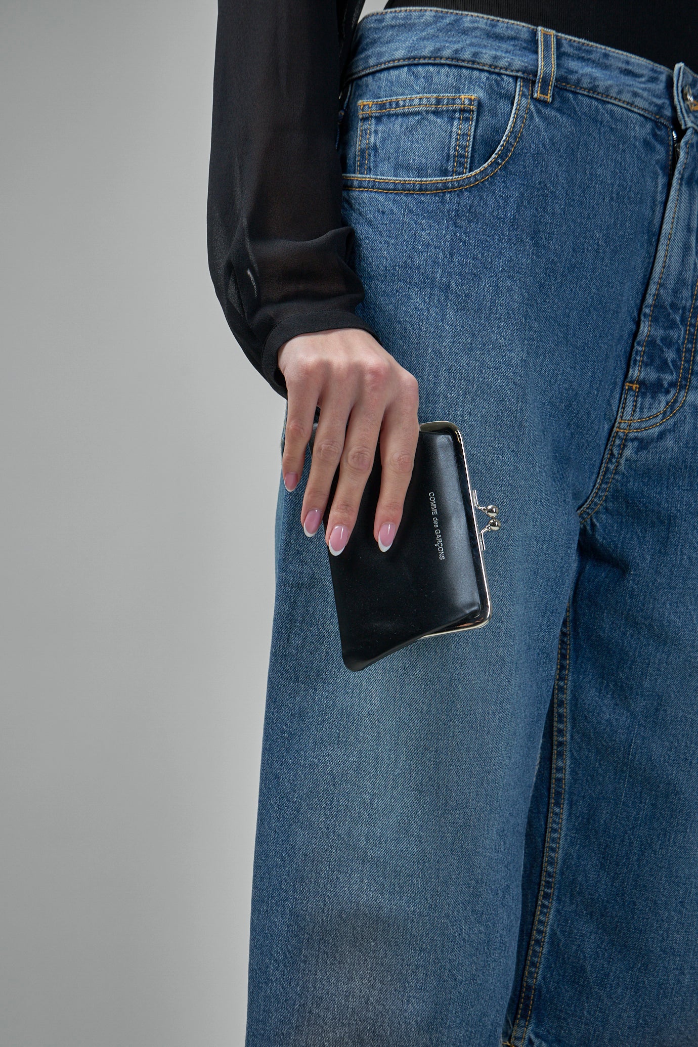 Portemonnaie mit Kiss-Verschluss