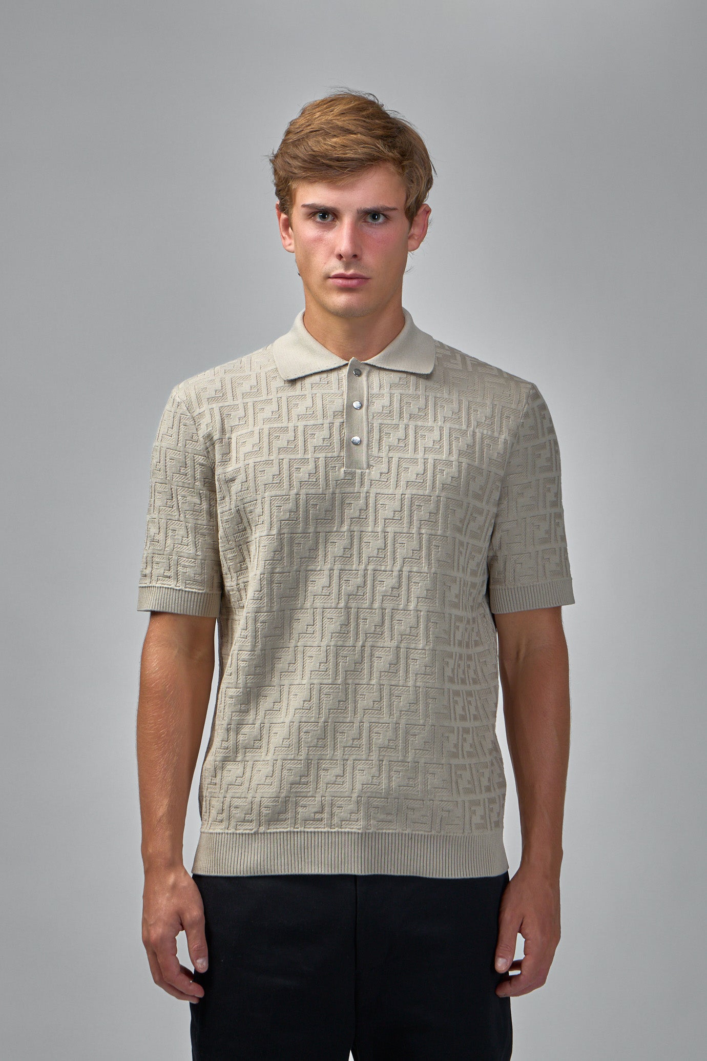 Monogram Polo Knitted Cardigan