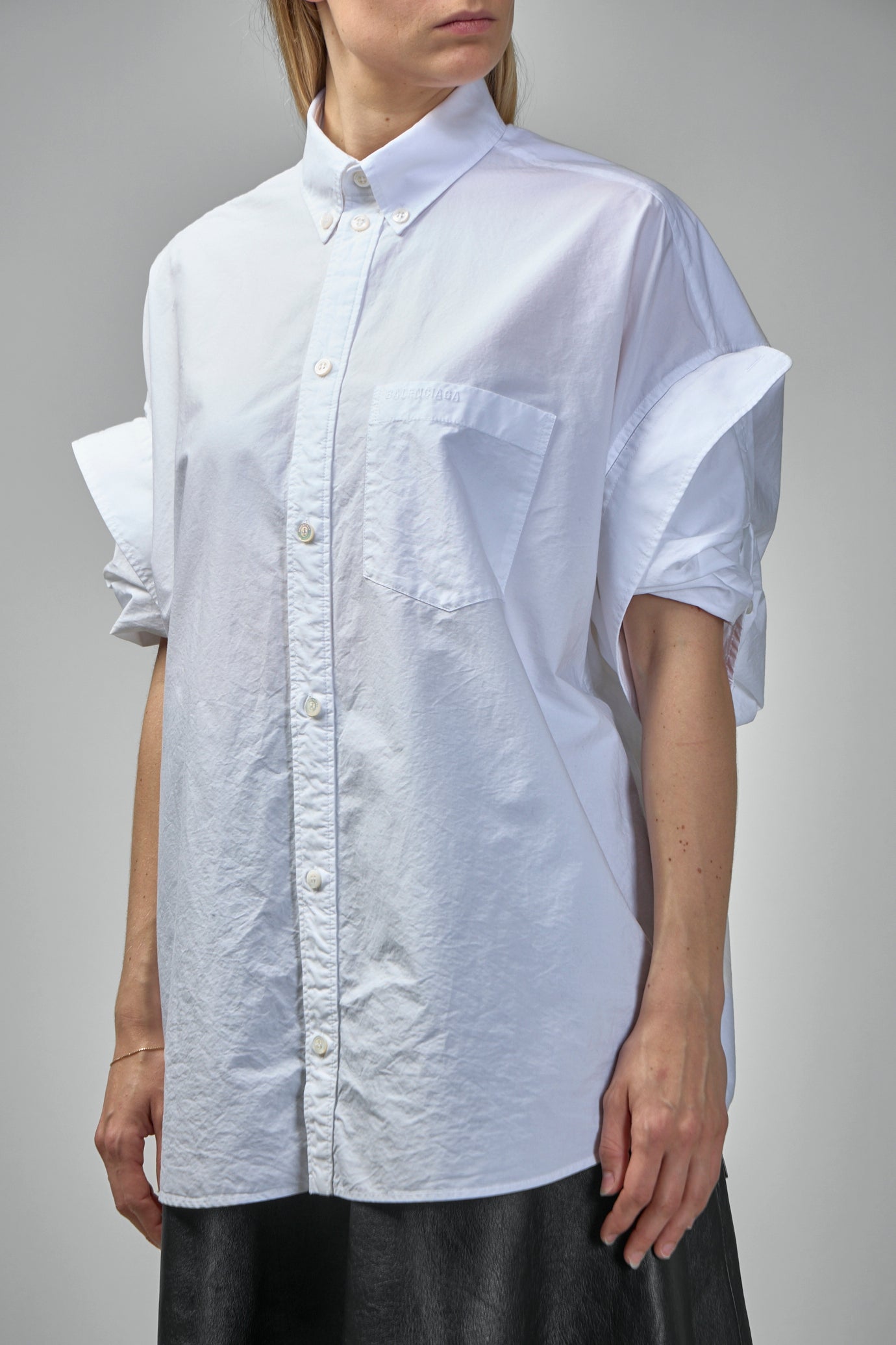 Tucked Sleeve Shirt
