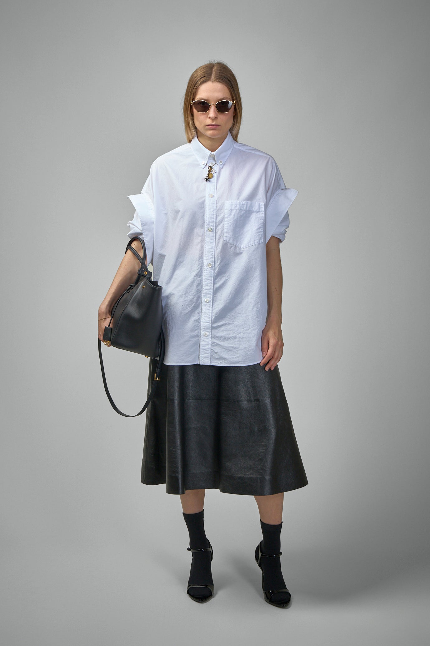 Tucked Sleeve Shirt