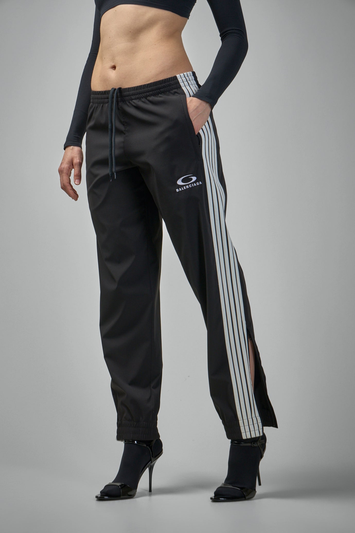 Fitted Tracksuit Pants