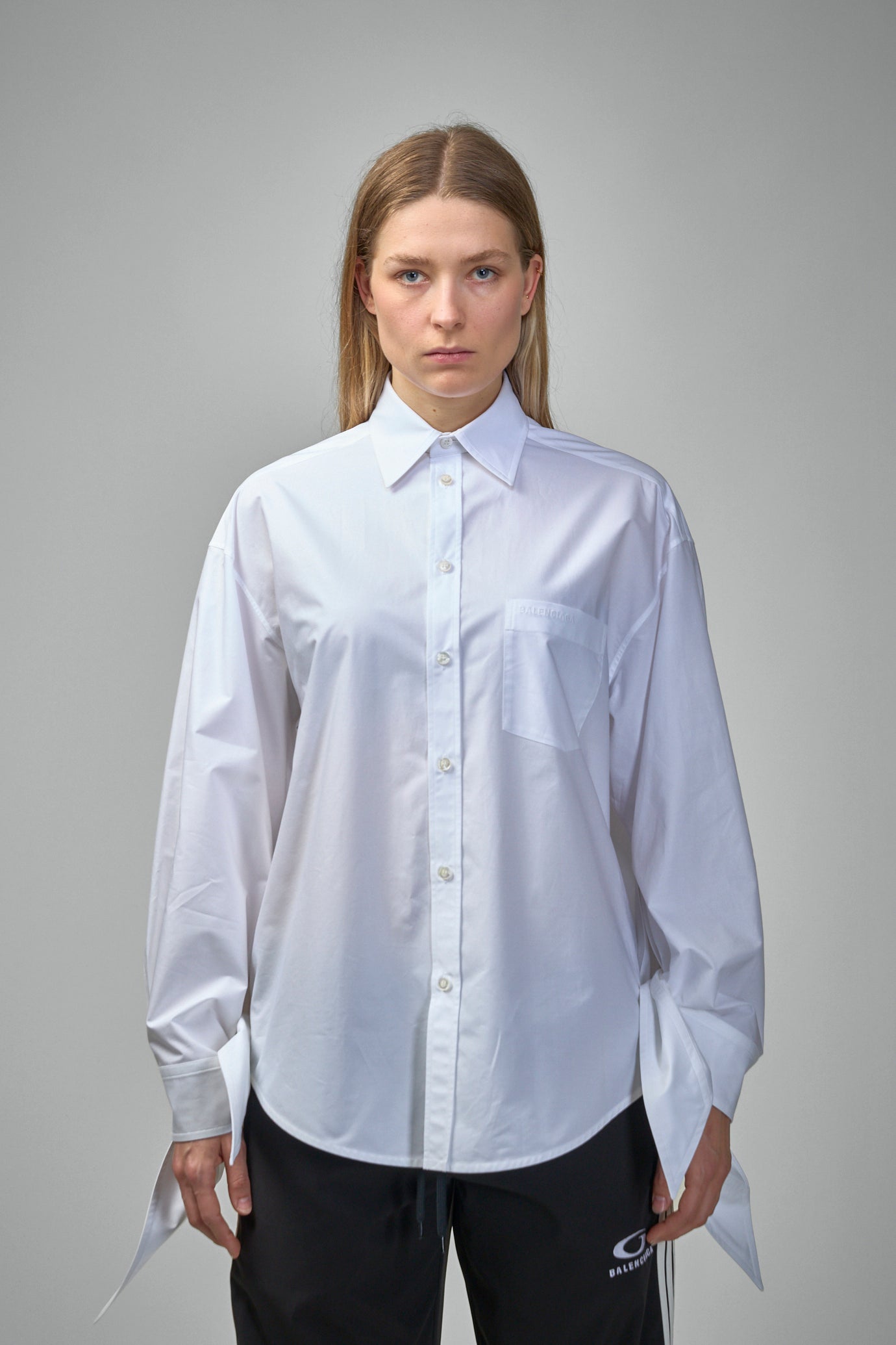 Knotted Cuff Blouse