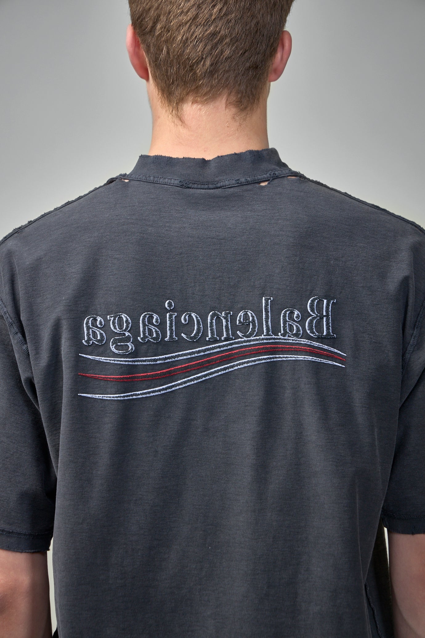 Political Campaign Inside-Out T-Shirt Large Fit