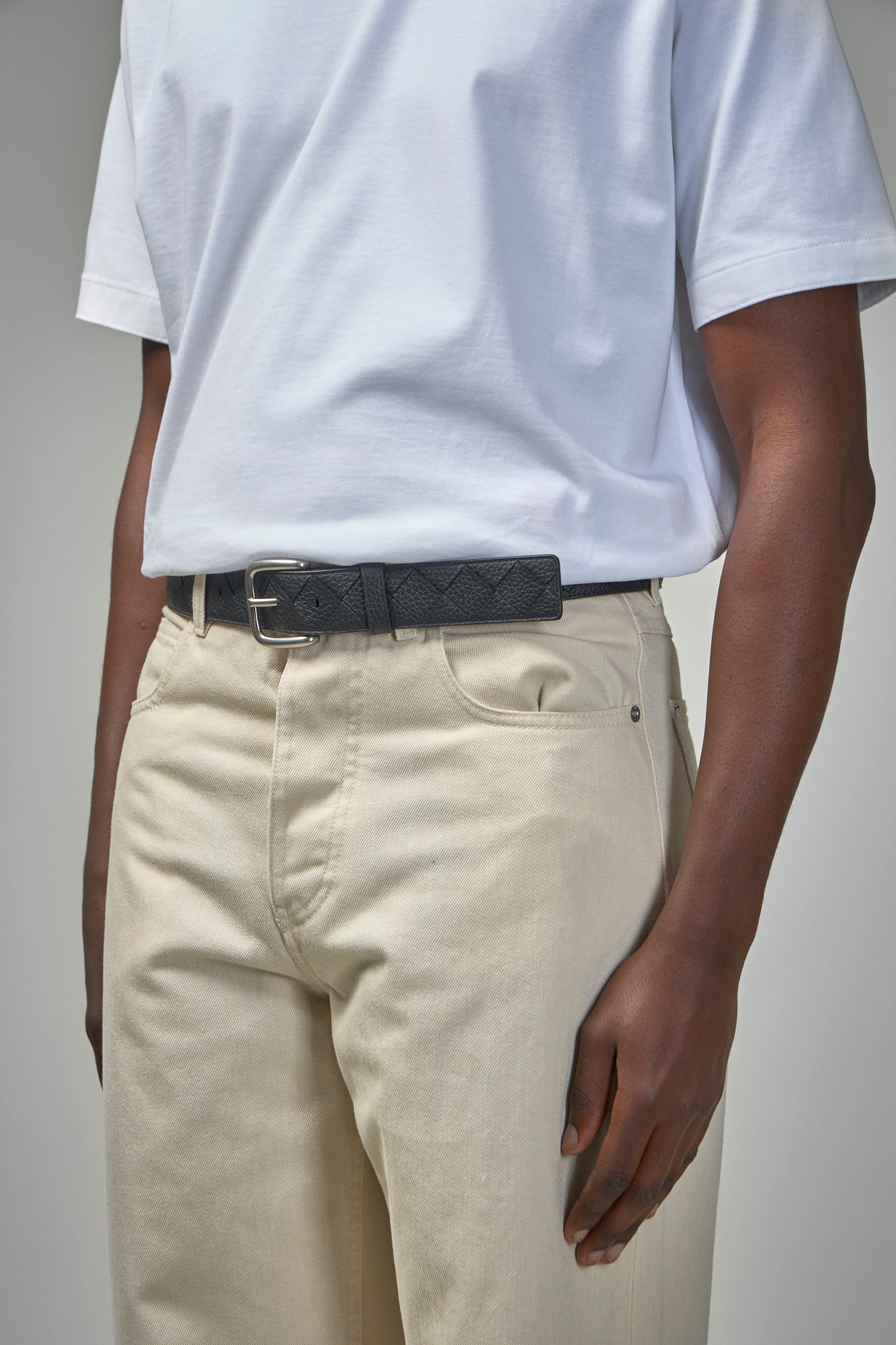 Intrecciato Taurillon Belt