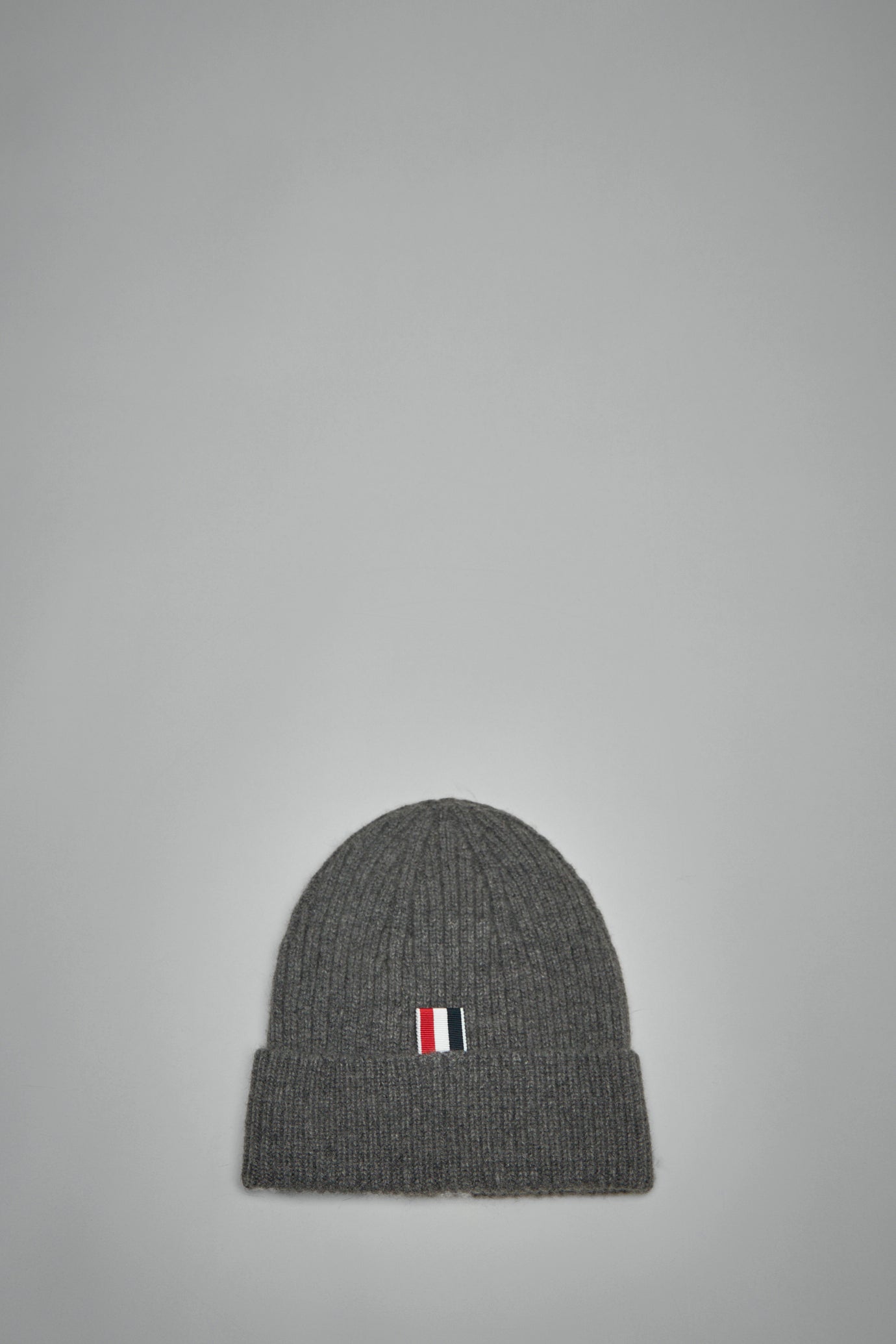 Rib Hat W/ 4 Bar Stripe In Cashmere
