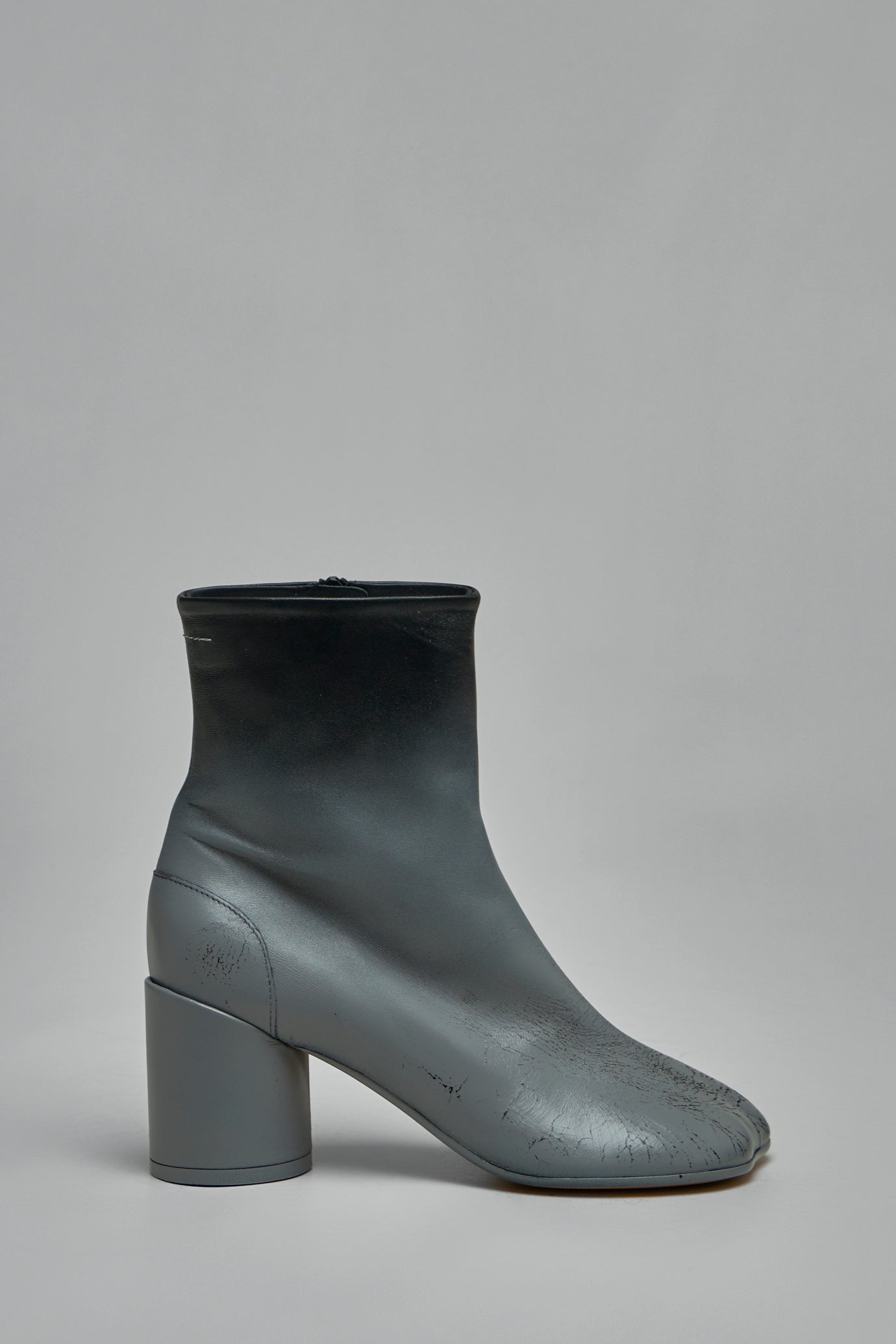 Heeled Leather Ankle Boots