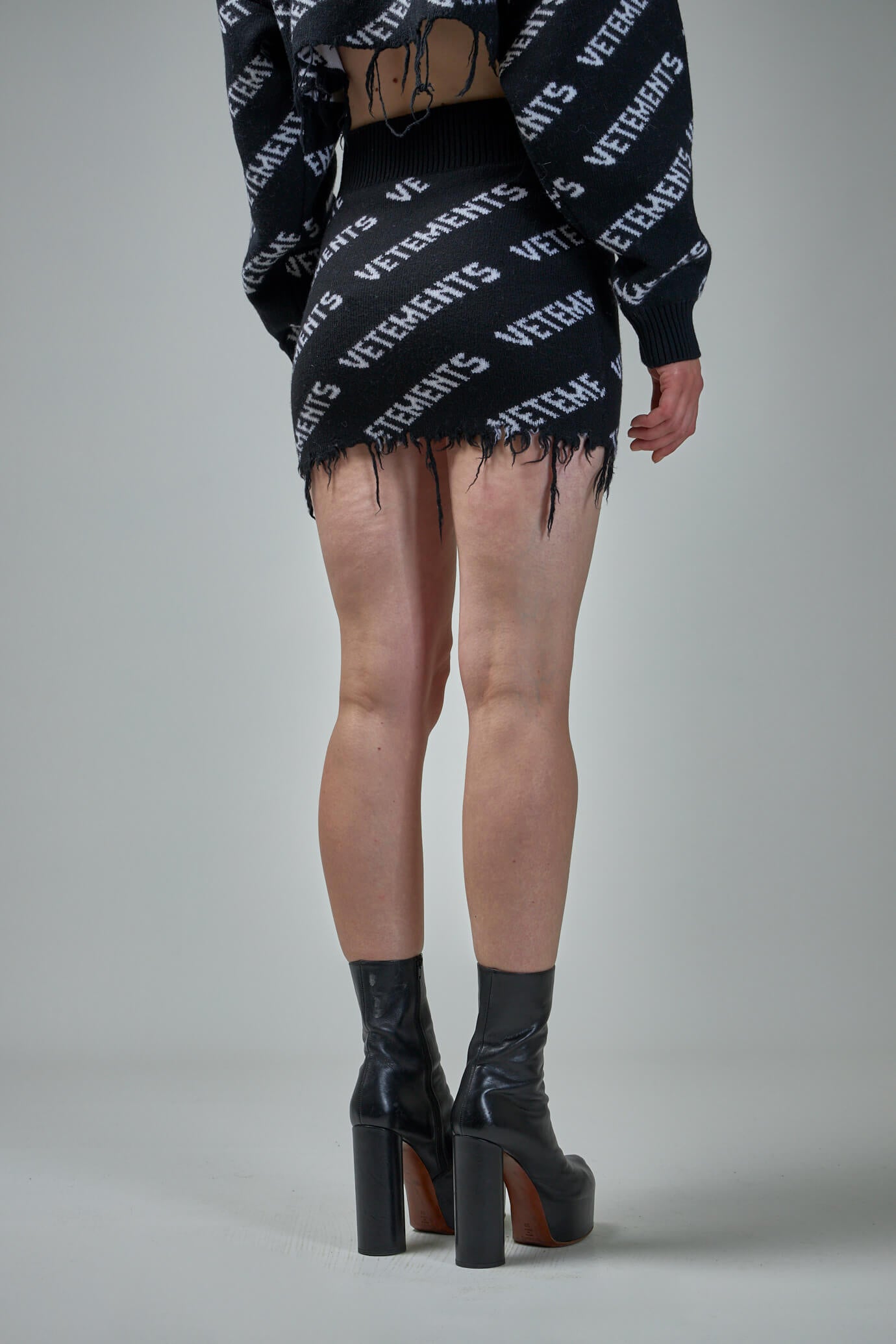 Monogram Mini Skirt