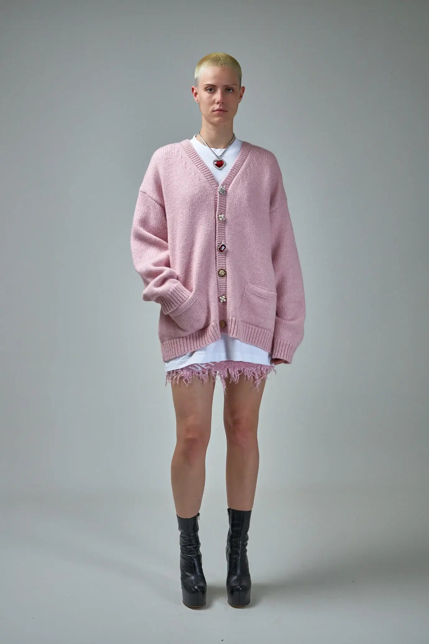 Fancy Button Cardigan