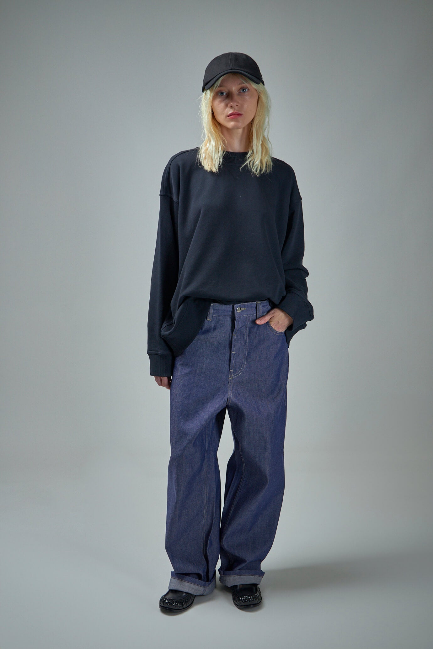 Taste Long Sleeve C-Neck Sweatshirt Knit