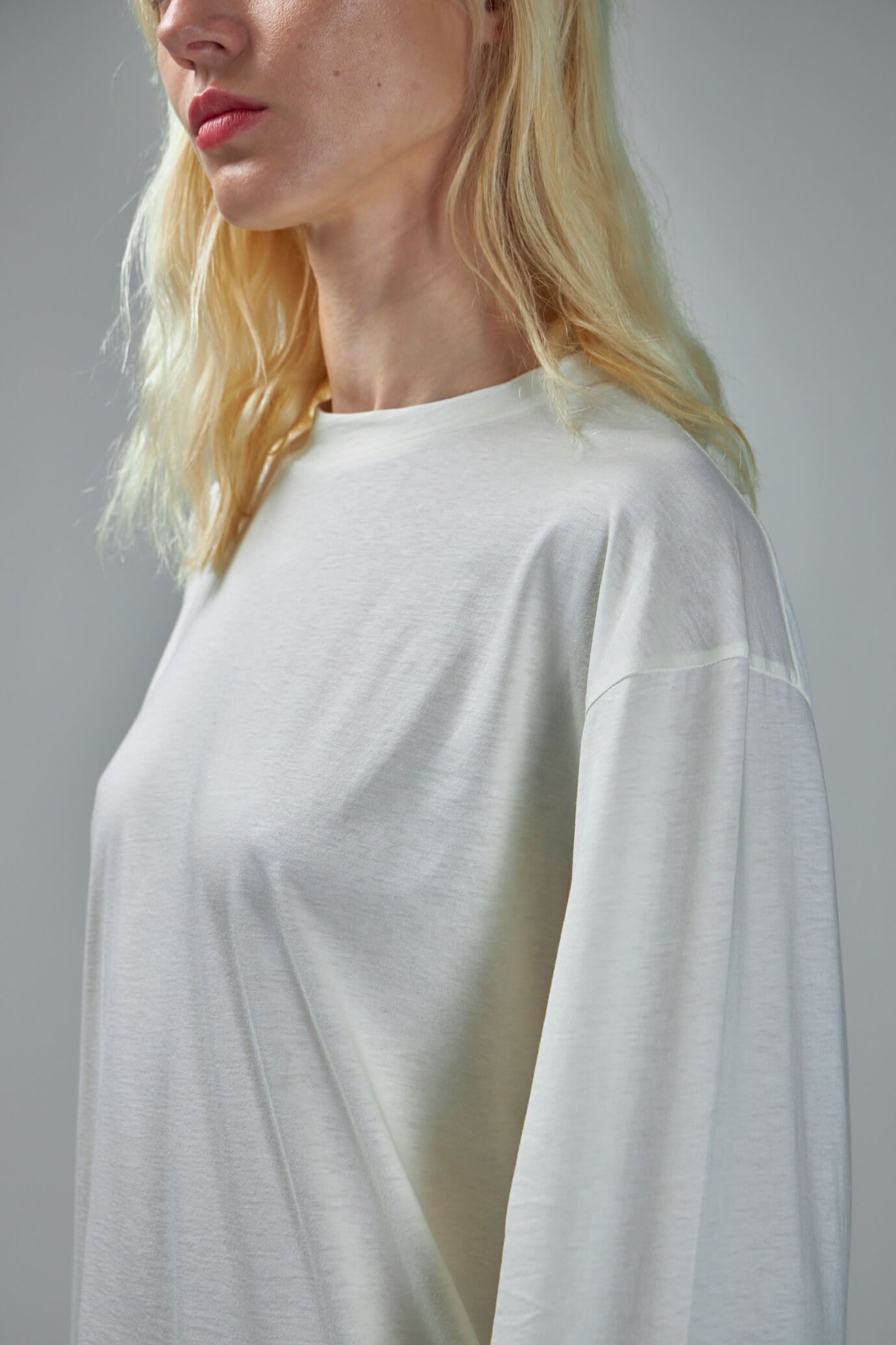 Thrill Long Sleeve C-Neck T-shirt Fine Jersey Knit