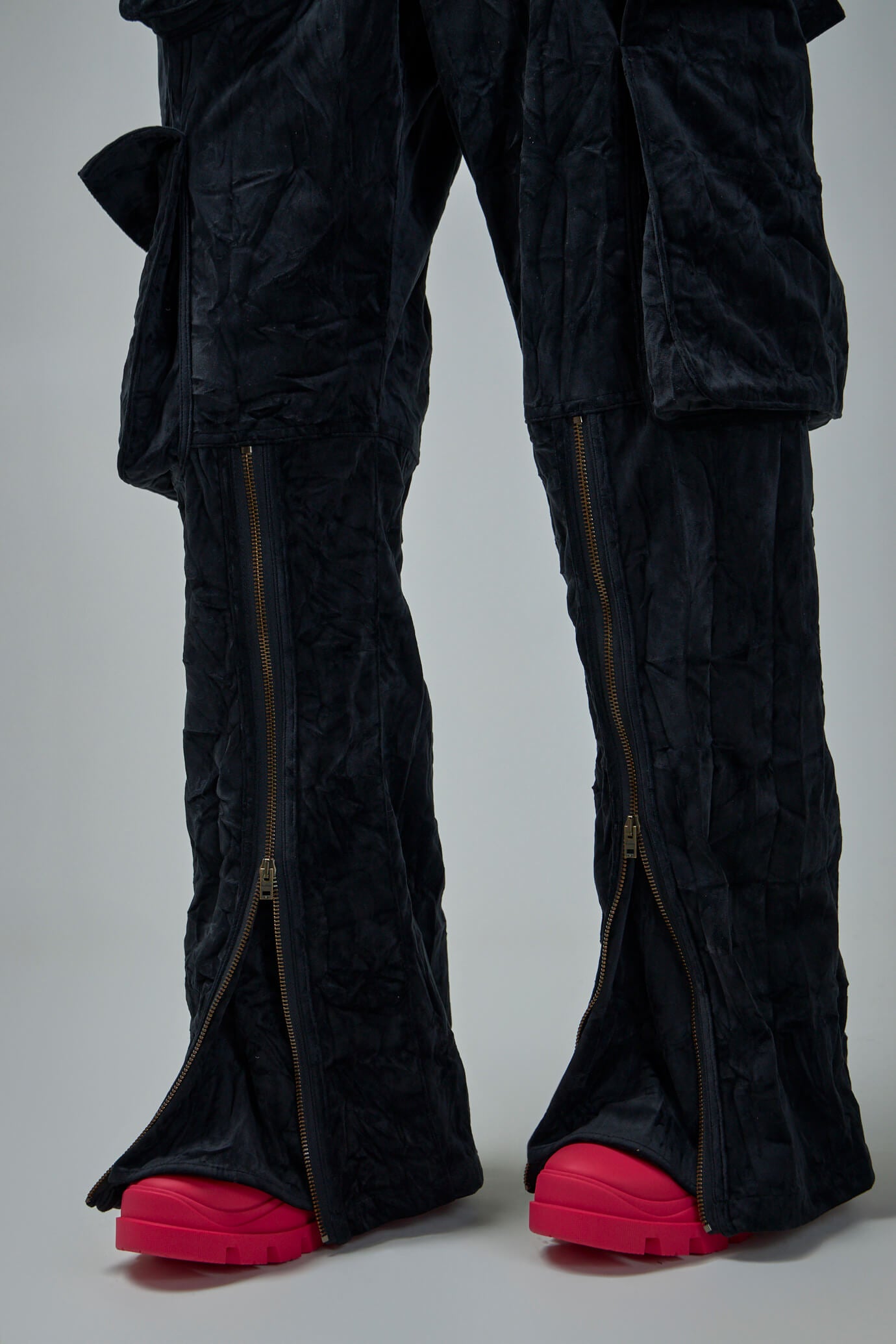 Velvet Cargo Trousers