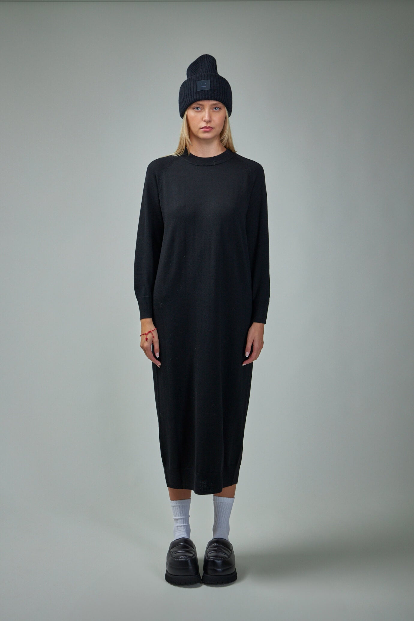Merino Crew Neck Dress