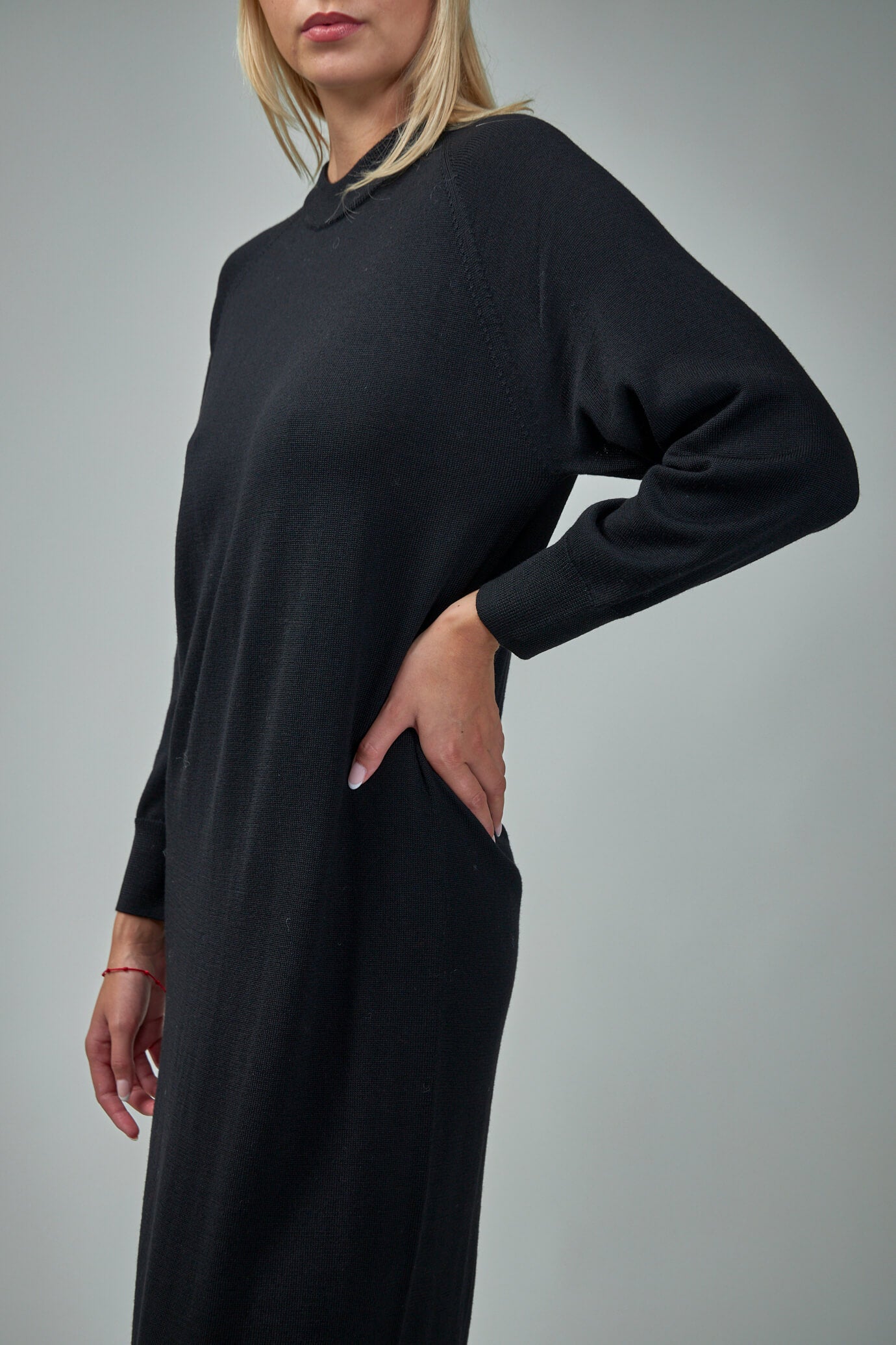 Merino Crew Neck Dress