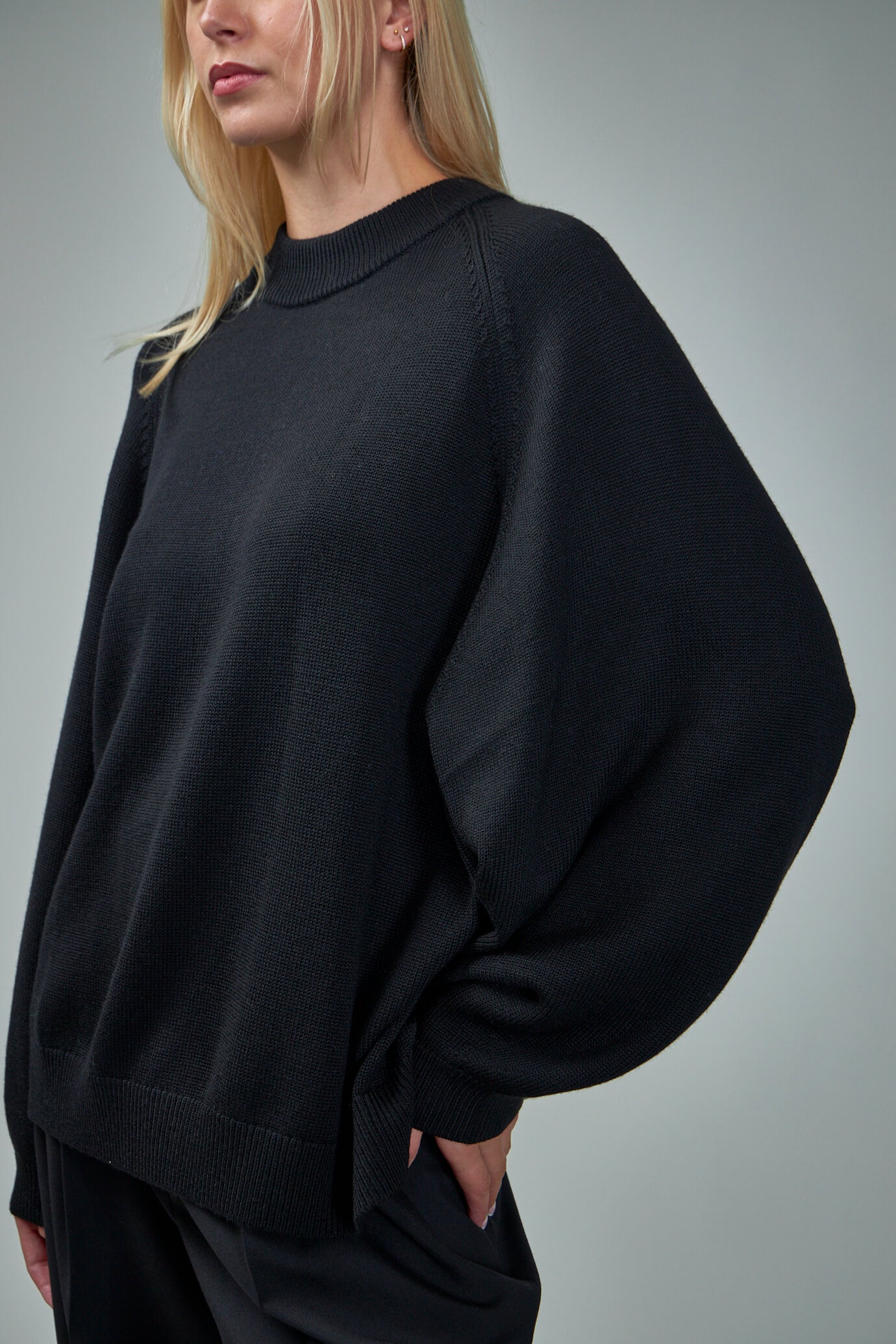 Merino Maxi Crew Neck