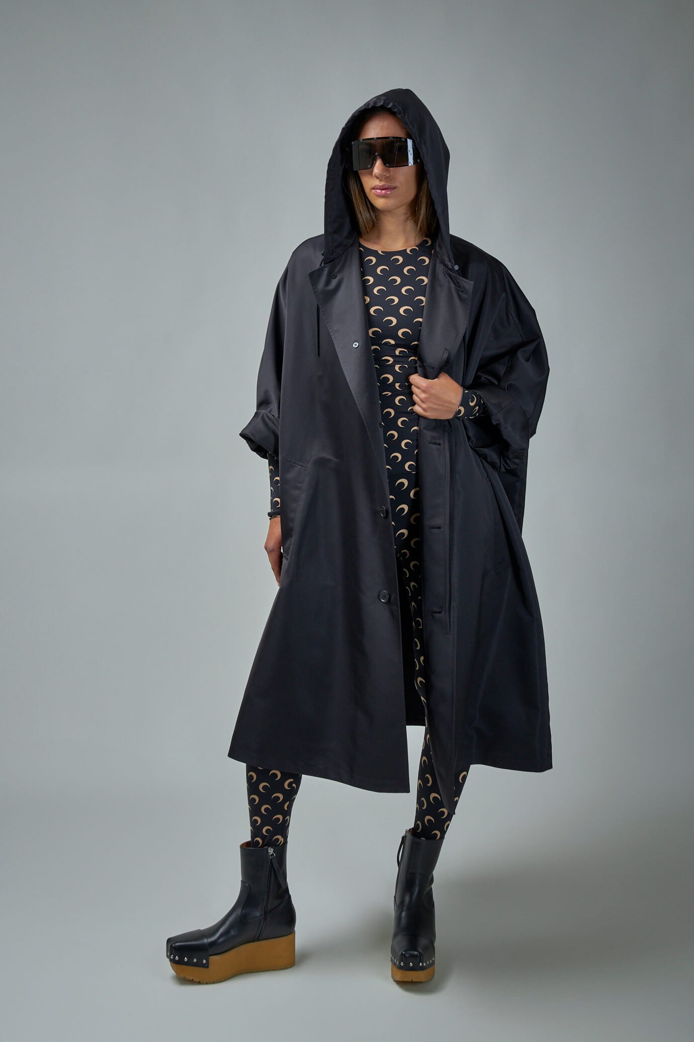 Regenerated All Over Moon Jersey Leggings
