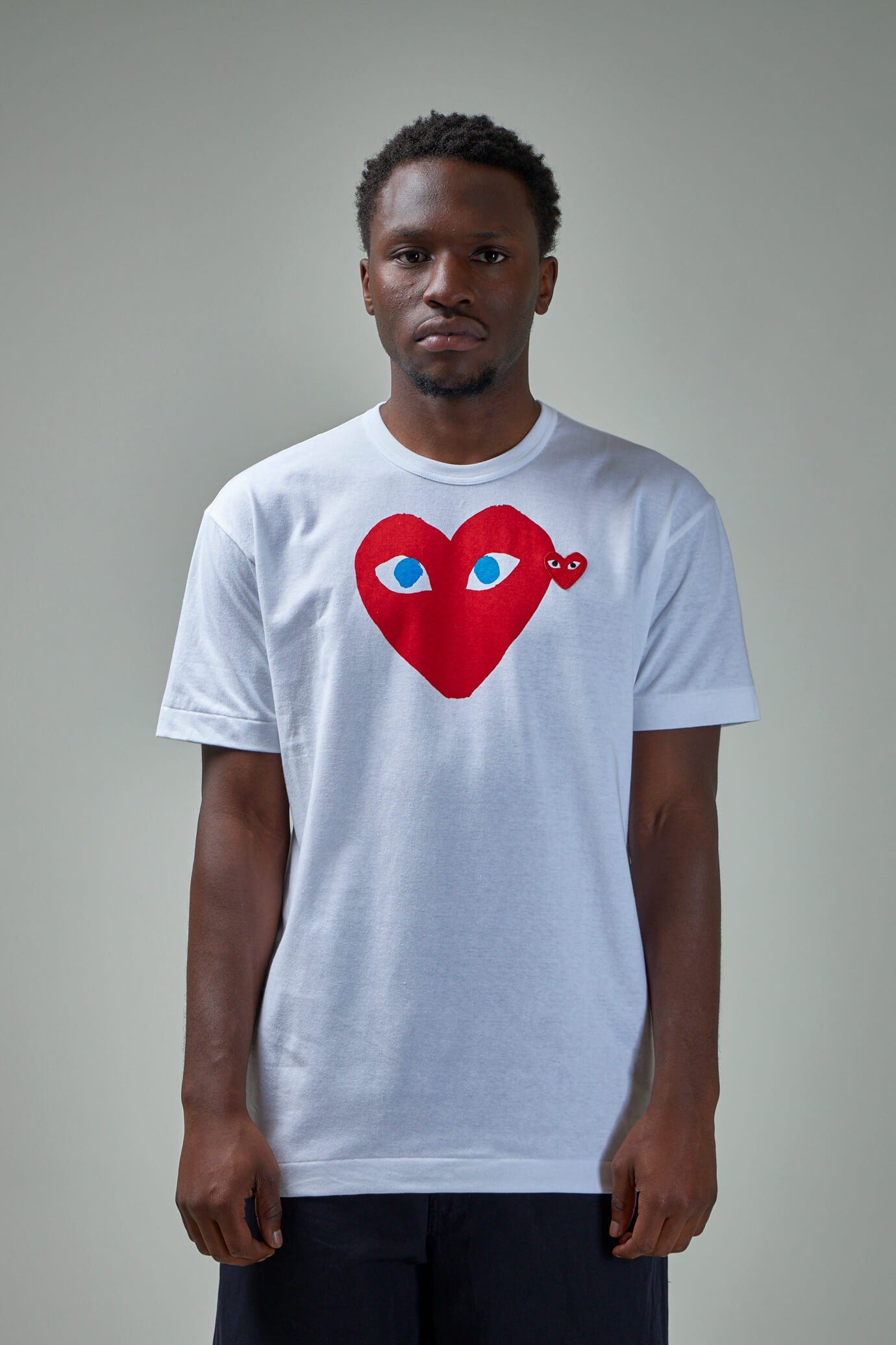 Cdg Play Comme De Garcon Maglietta Short Sleeve Mens Commes De