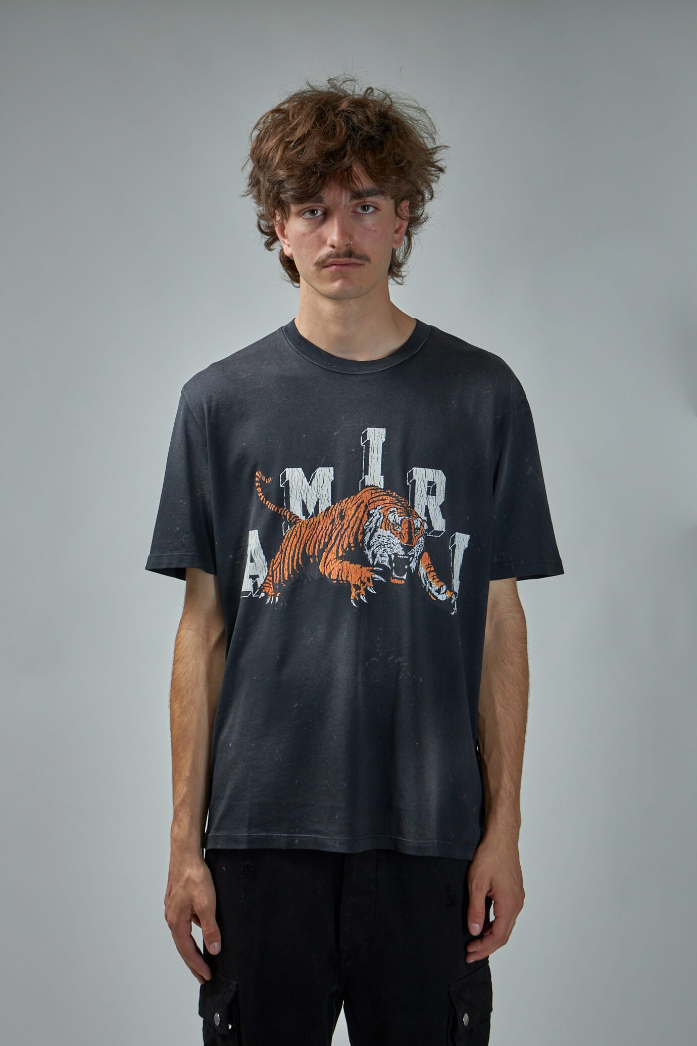 AMIRI - Logo-Print Cotton-Jersey T-Shirt - Orange Amiri