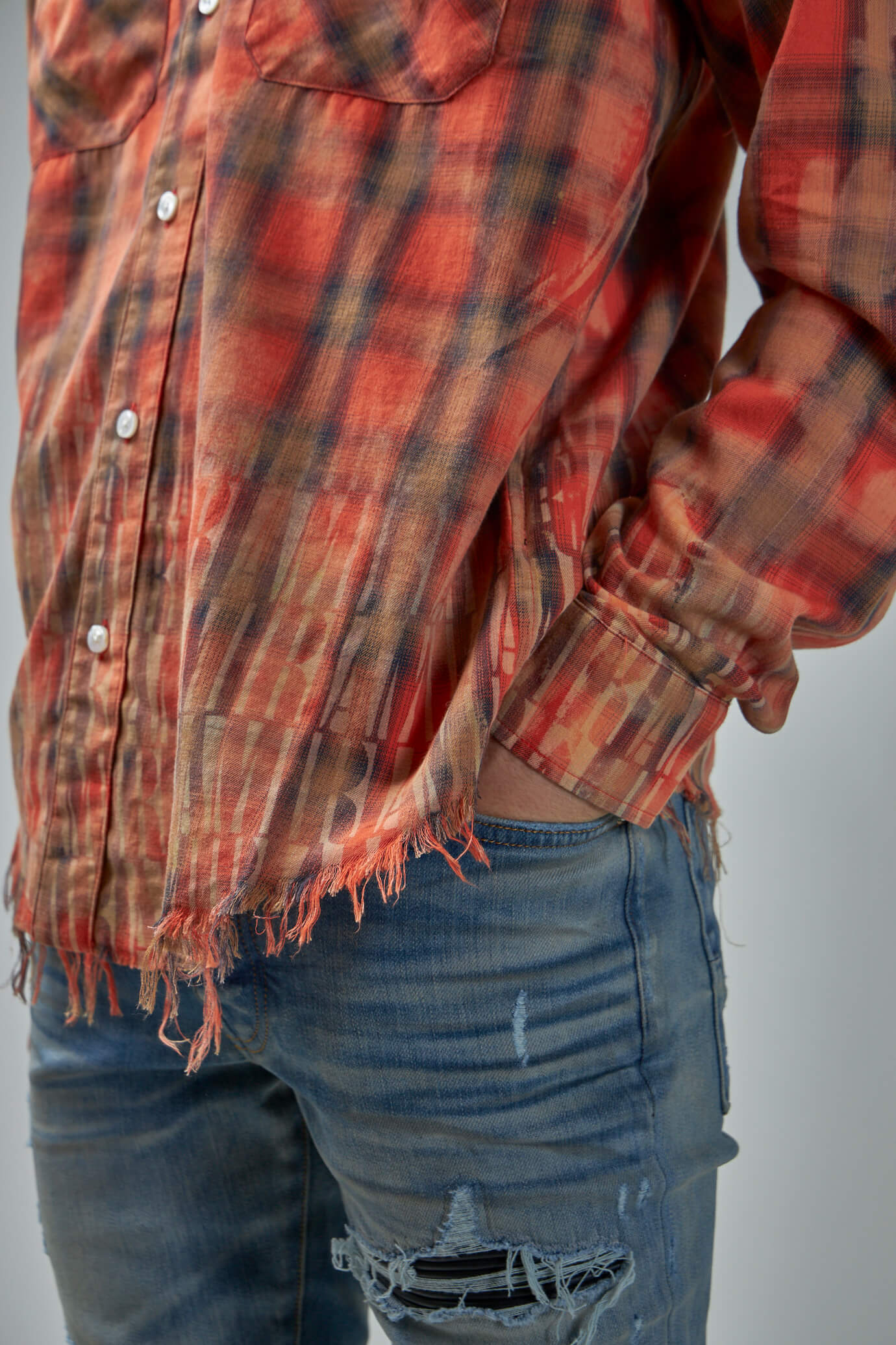 Bleach Amiri Logo Flannel