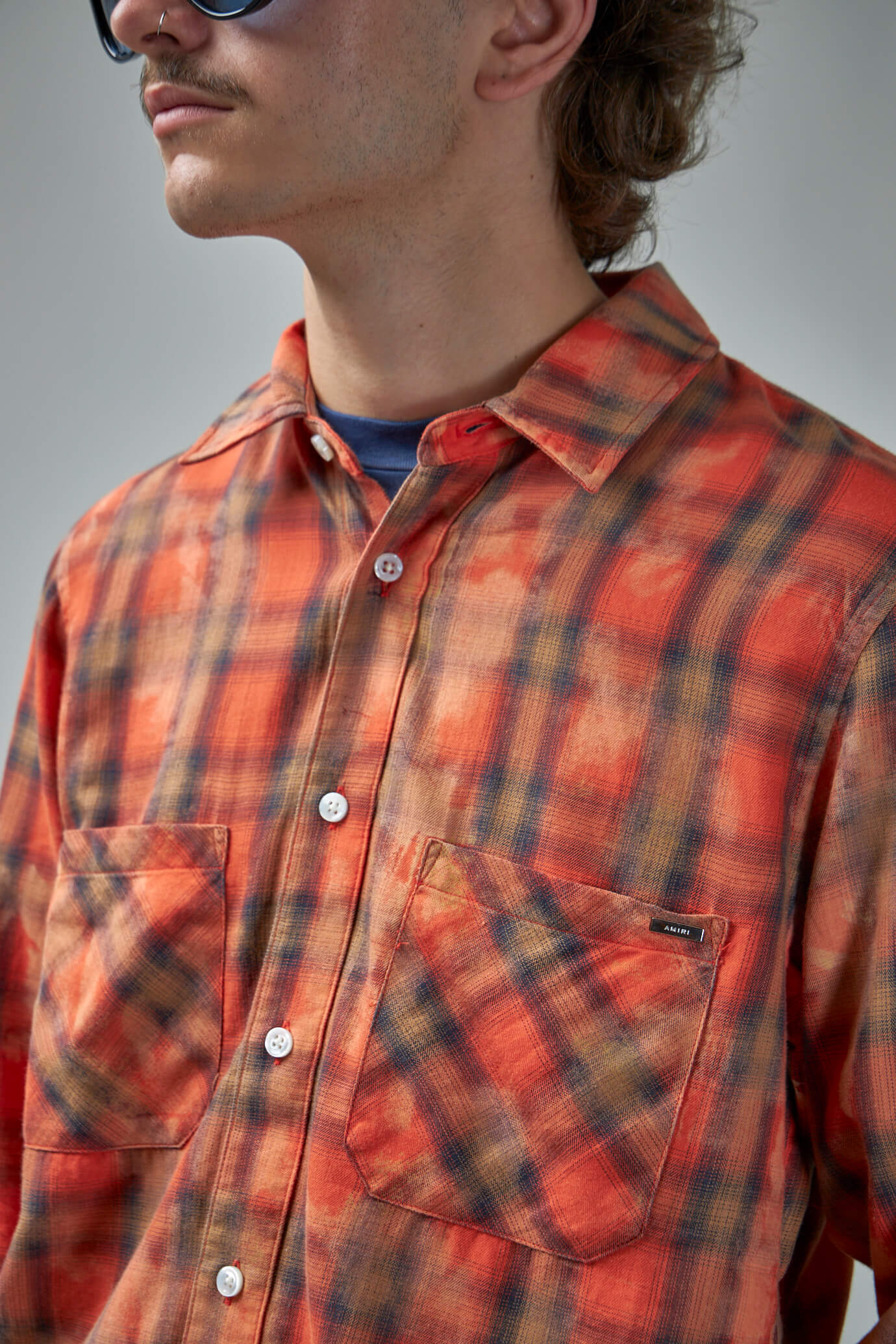 Bleach Amiri Logo Flannel