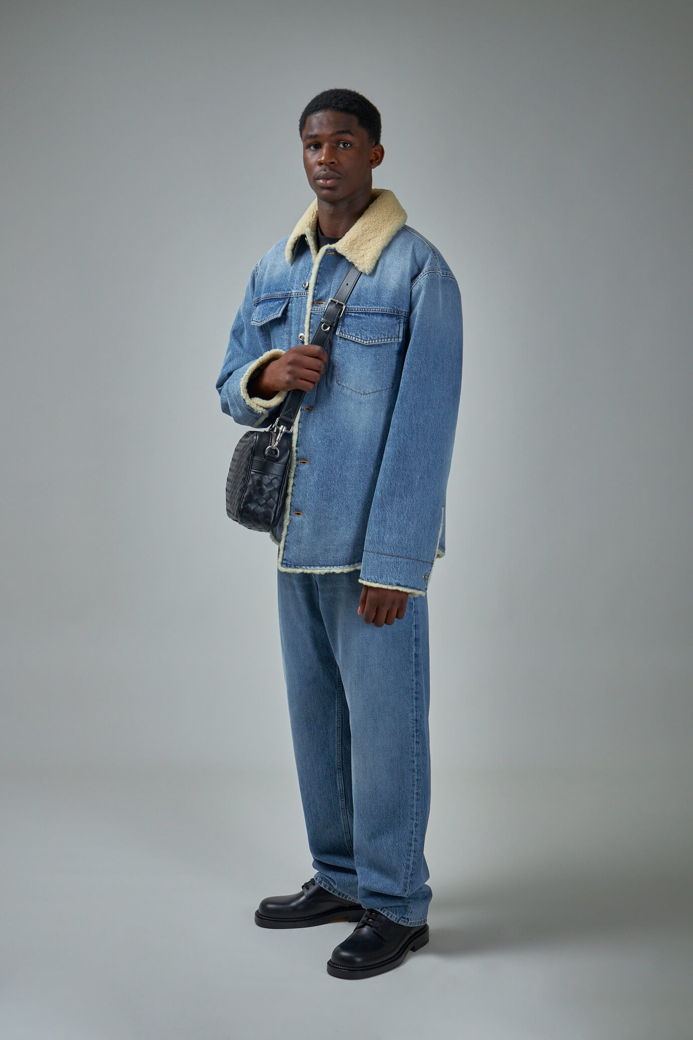 Blouson Shearling & Denim