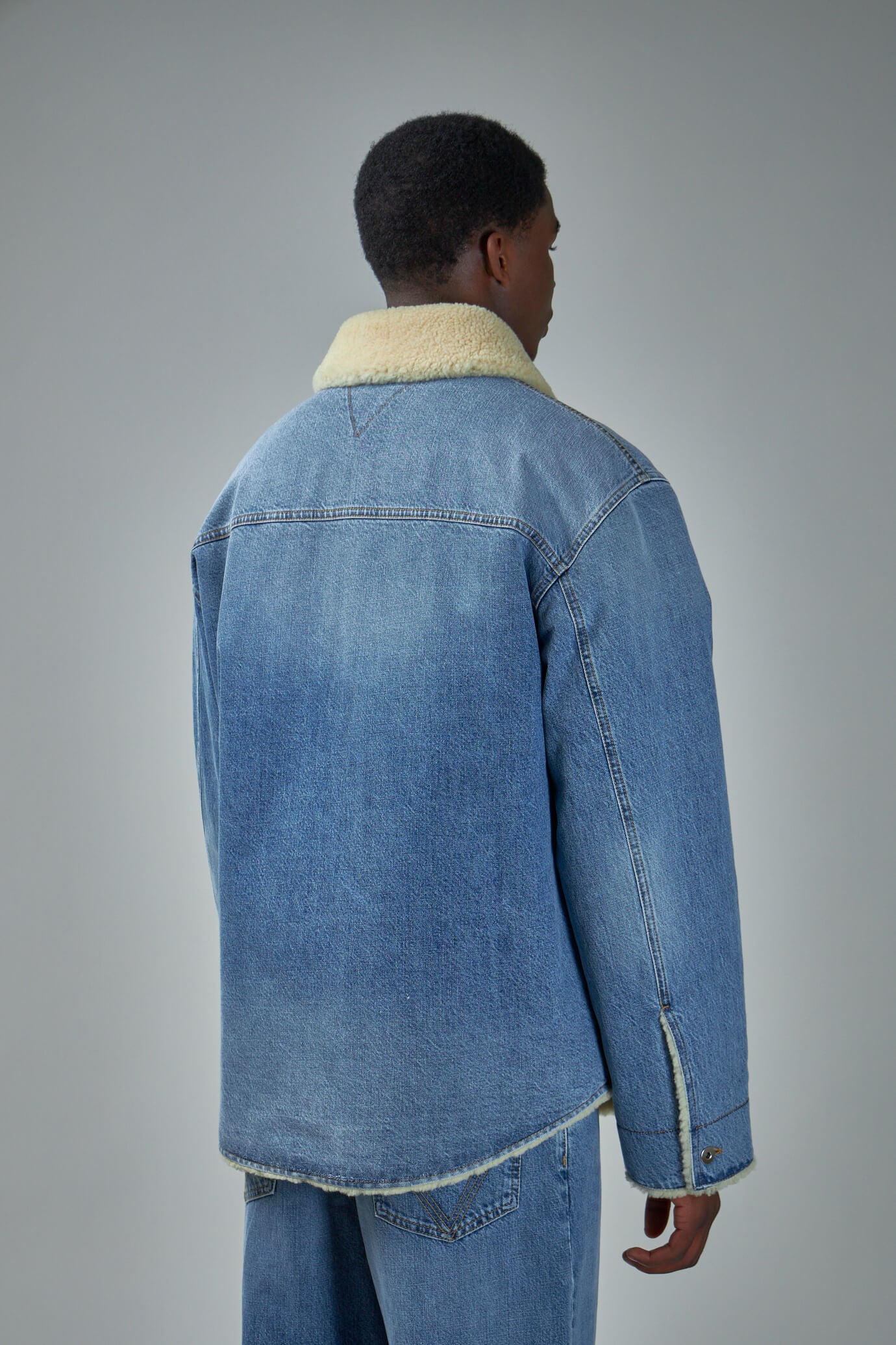 Blouson Shearling & Denim
