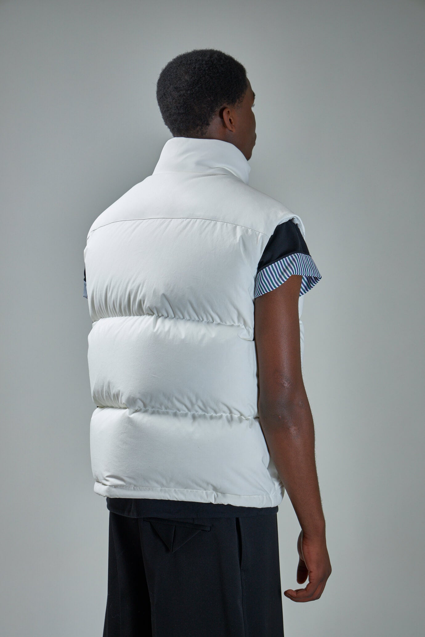 Gilet Organic Frosted Poplin