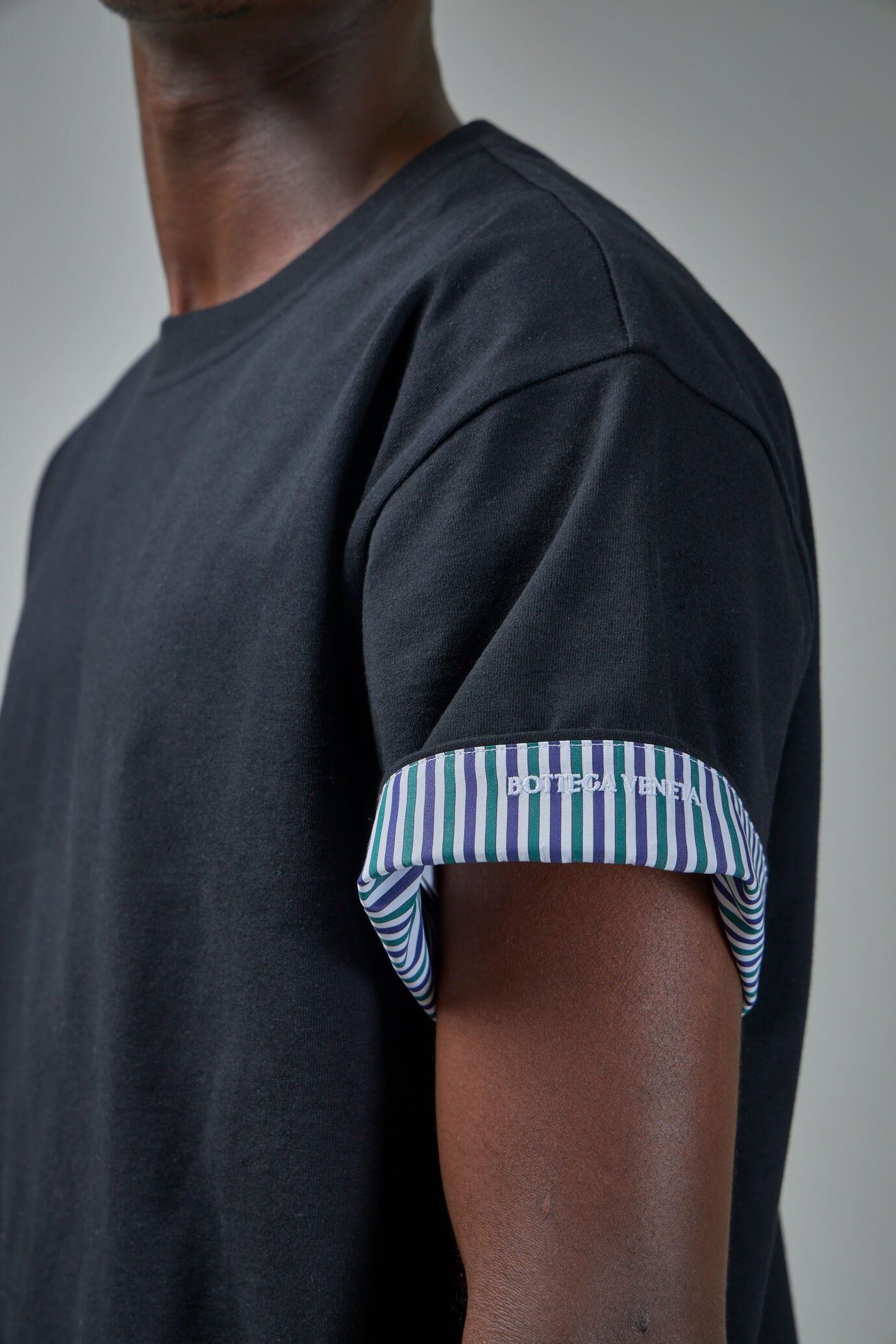 T-shirt Double Layer Striped