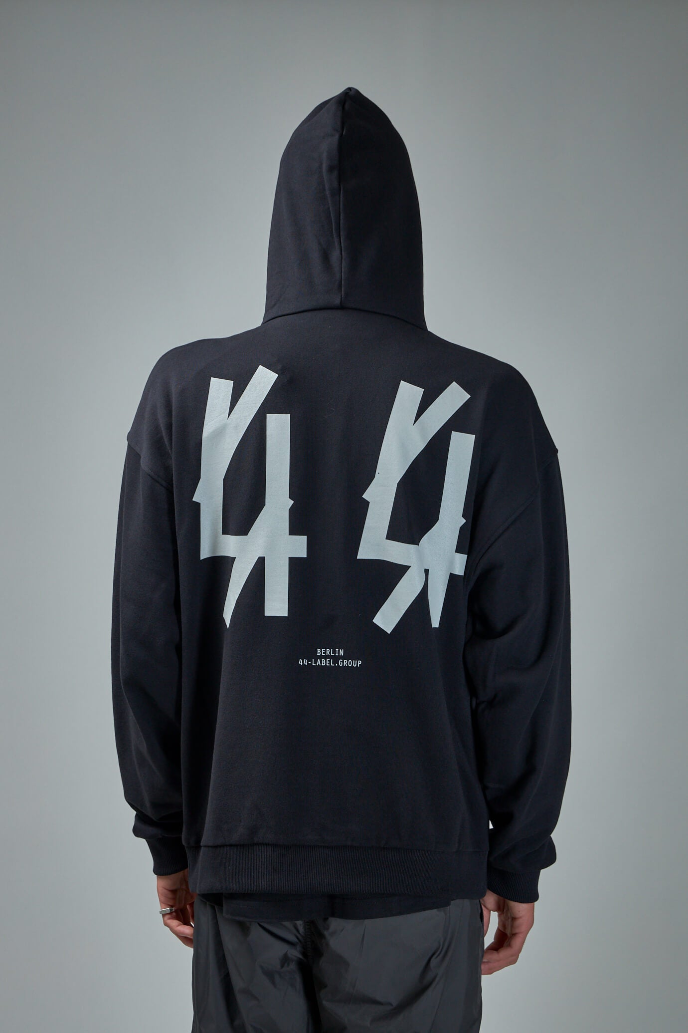 44 Label Group B0030278 FA139 ZIP Hoodie Black