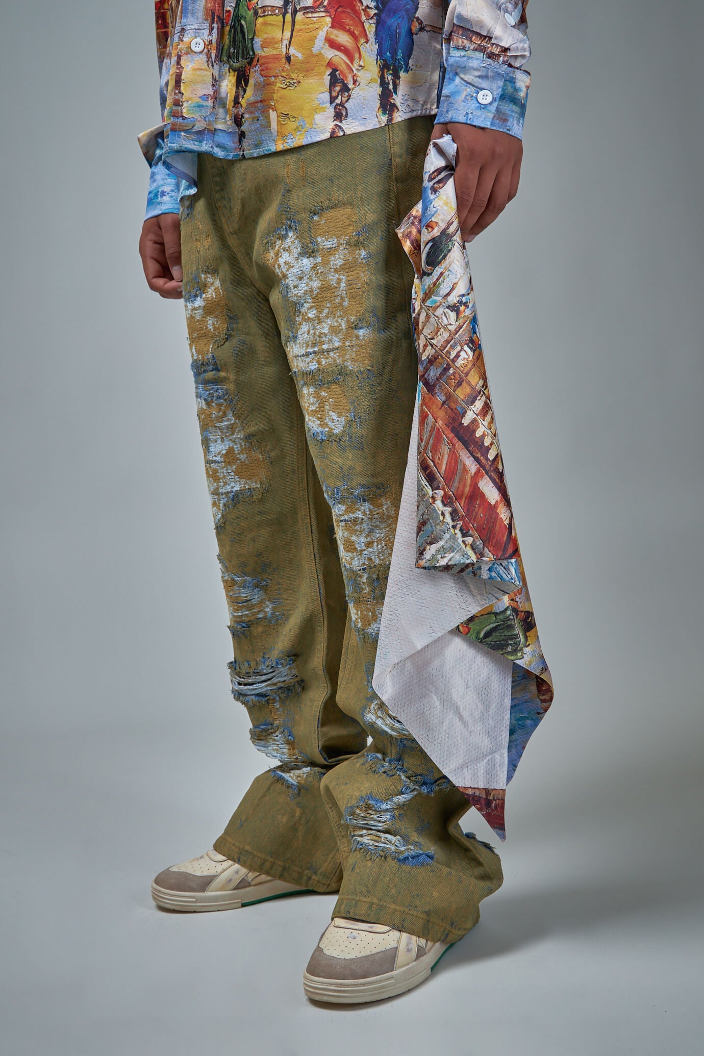 Somewhere in Europe Silk Shirt