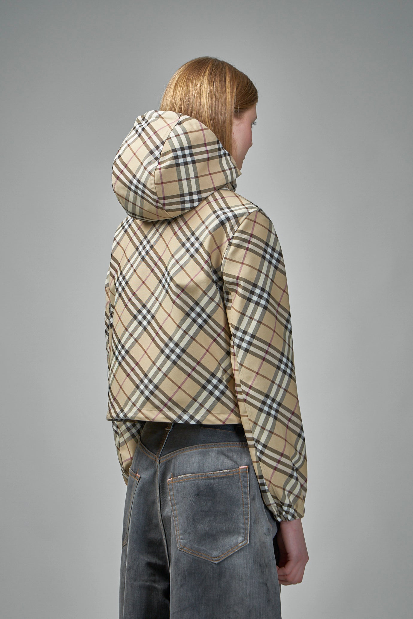 Karierte Jacke