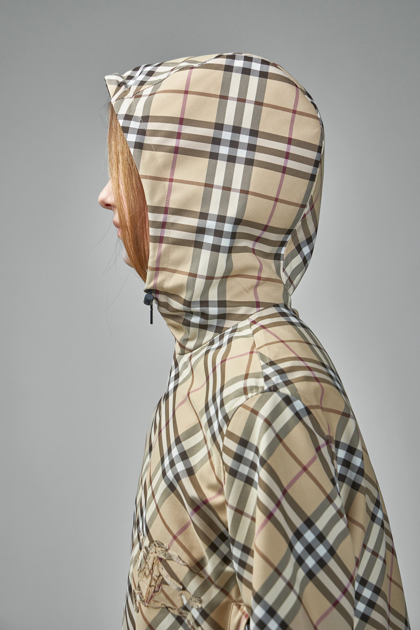 Karierte Jacke