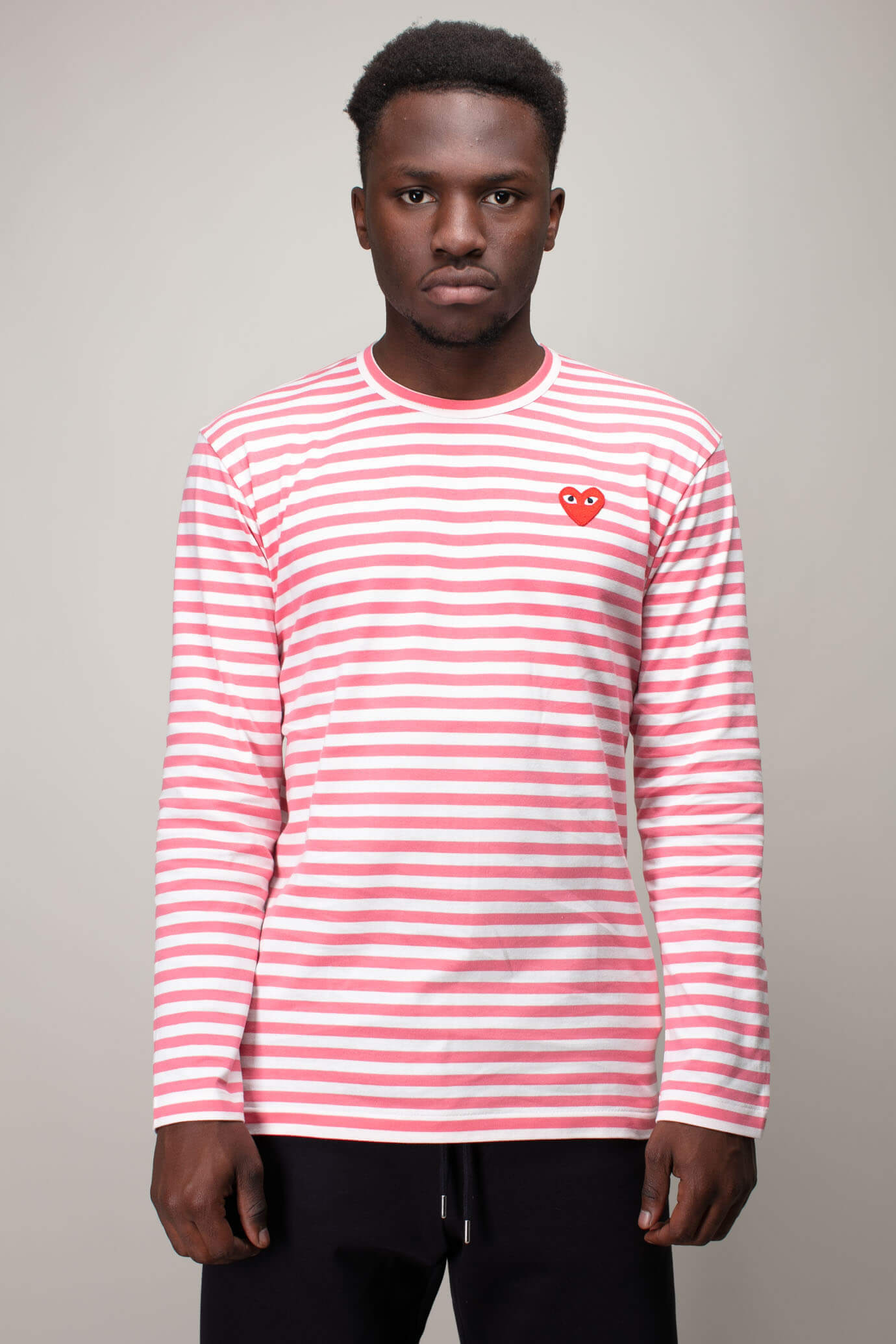 Comme des garçons striped shirt hotsell