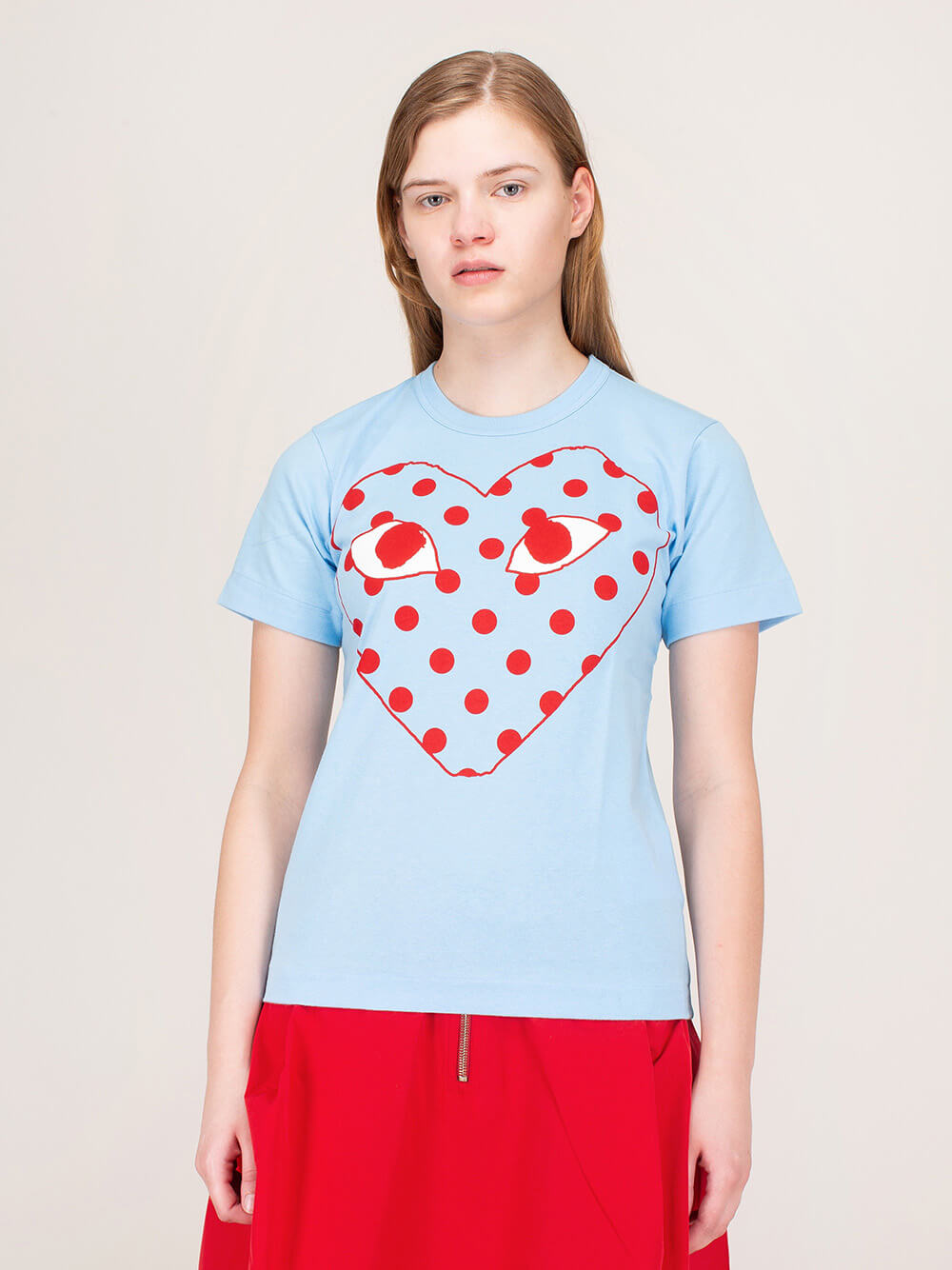 Comme des garcons top play polka dot