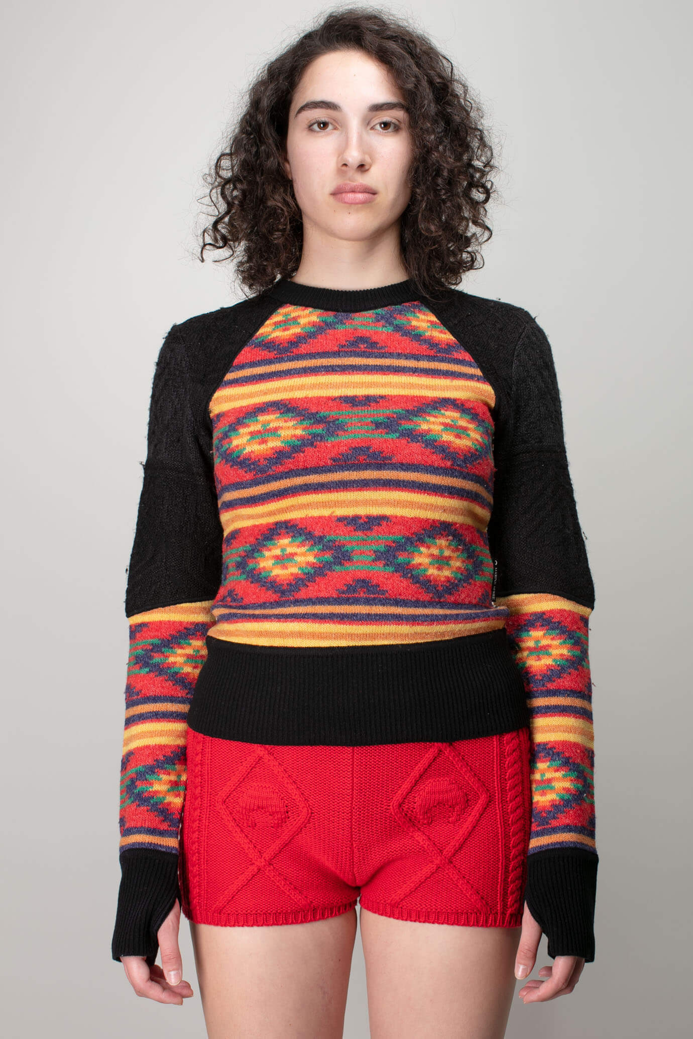 Knit Melange Hybrid jumper – LABELS