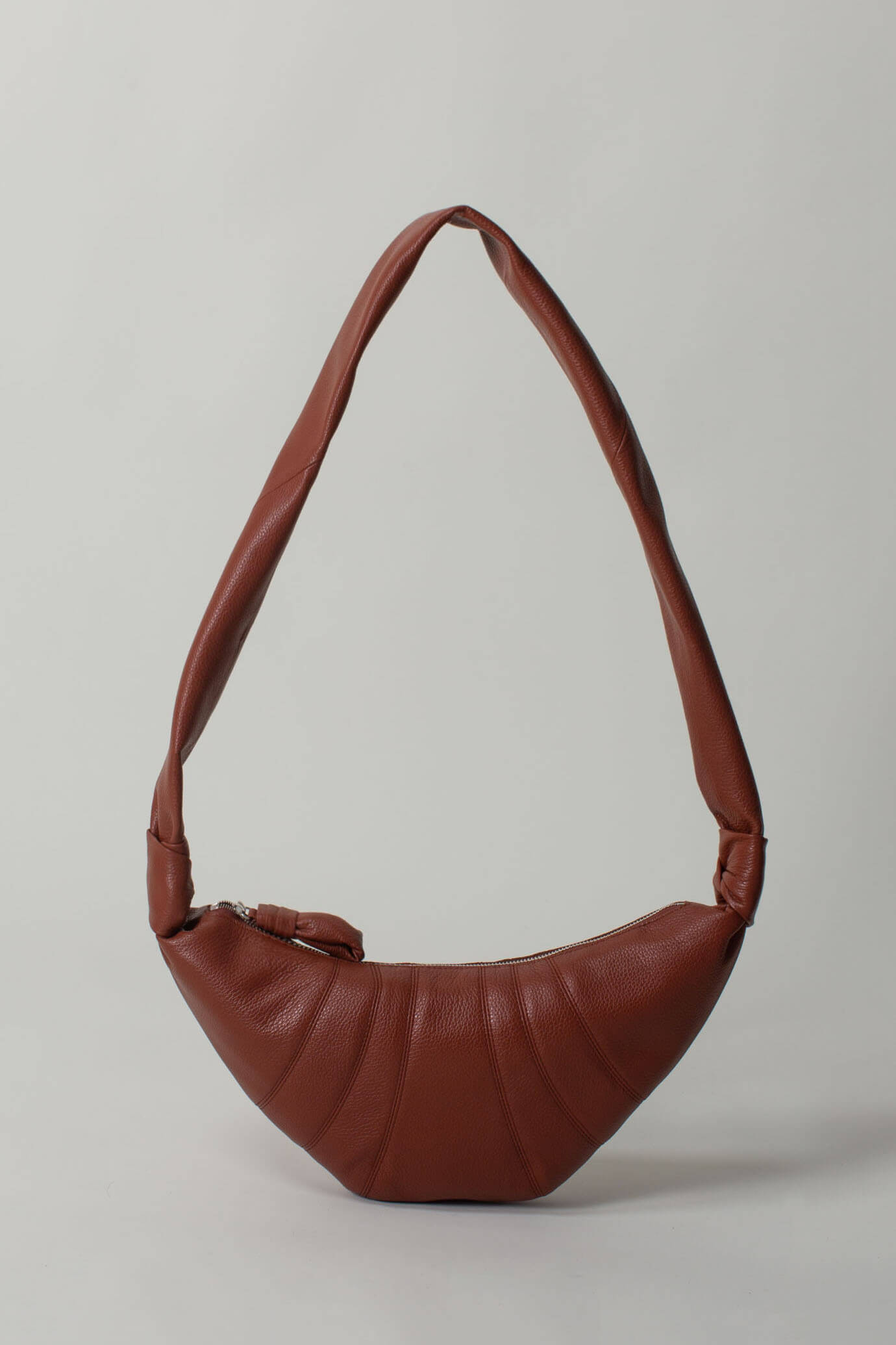 Small Croissant Bag, brick brown