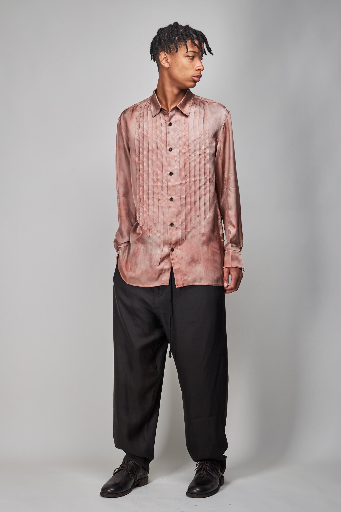 Histogramic Striped Shirt, nude