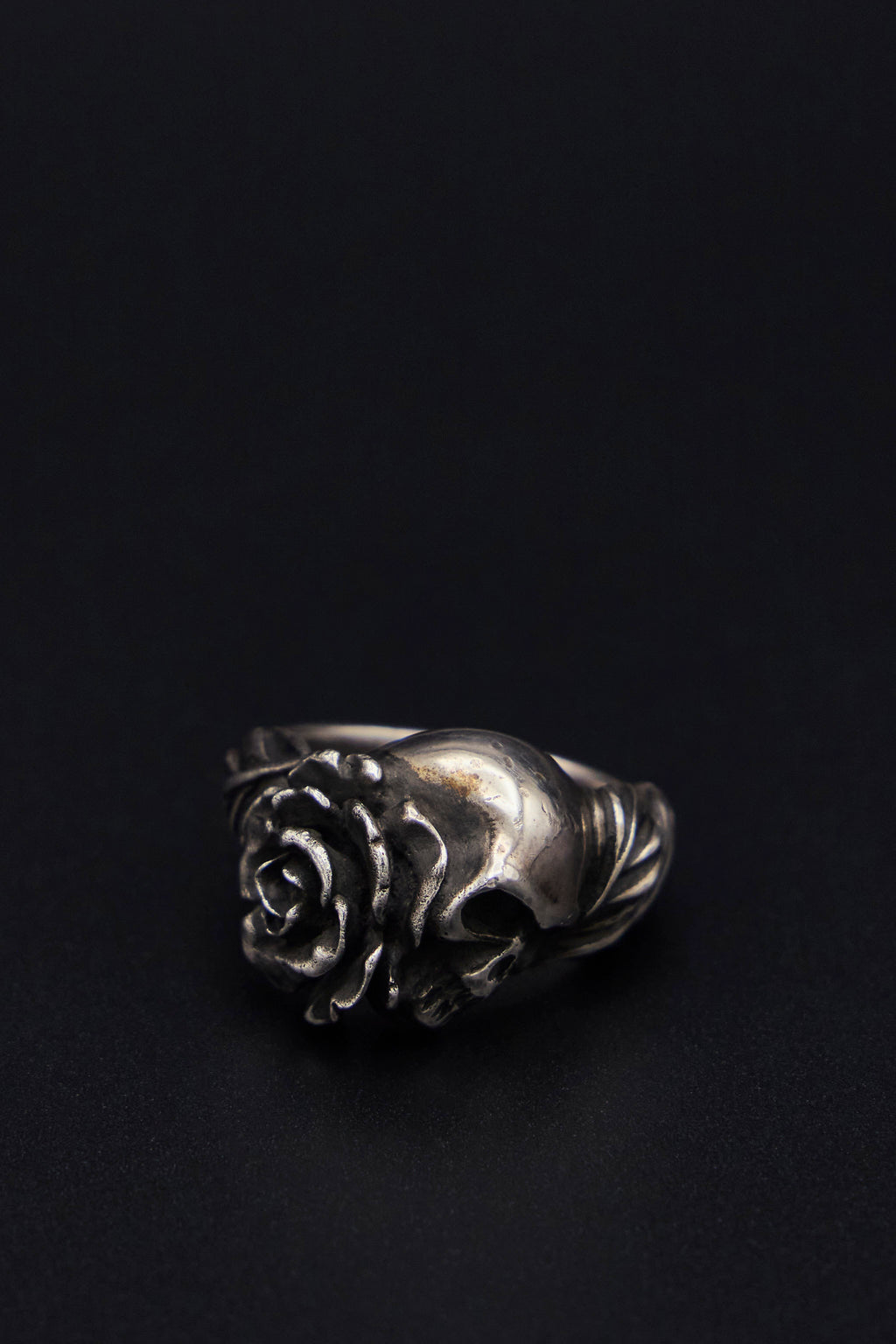 Werkstatt Ring Skull & Rose