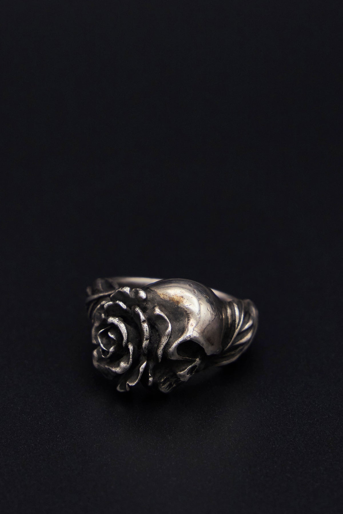 Werkstatt Ring Skull & Rose