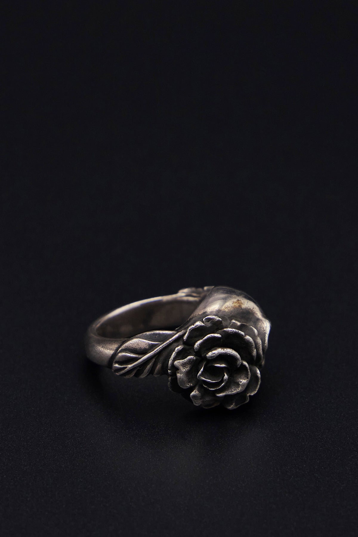 Werkstatt Ring Skull & Rose