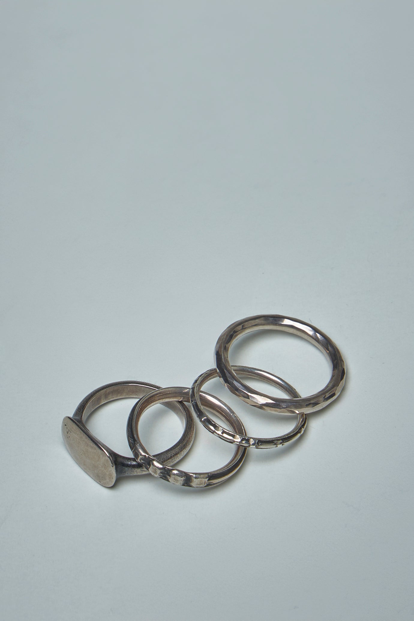 4 Ring Combination Antique Shape