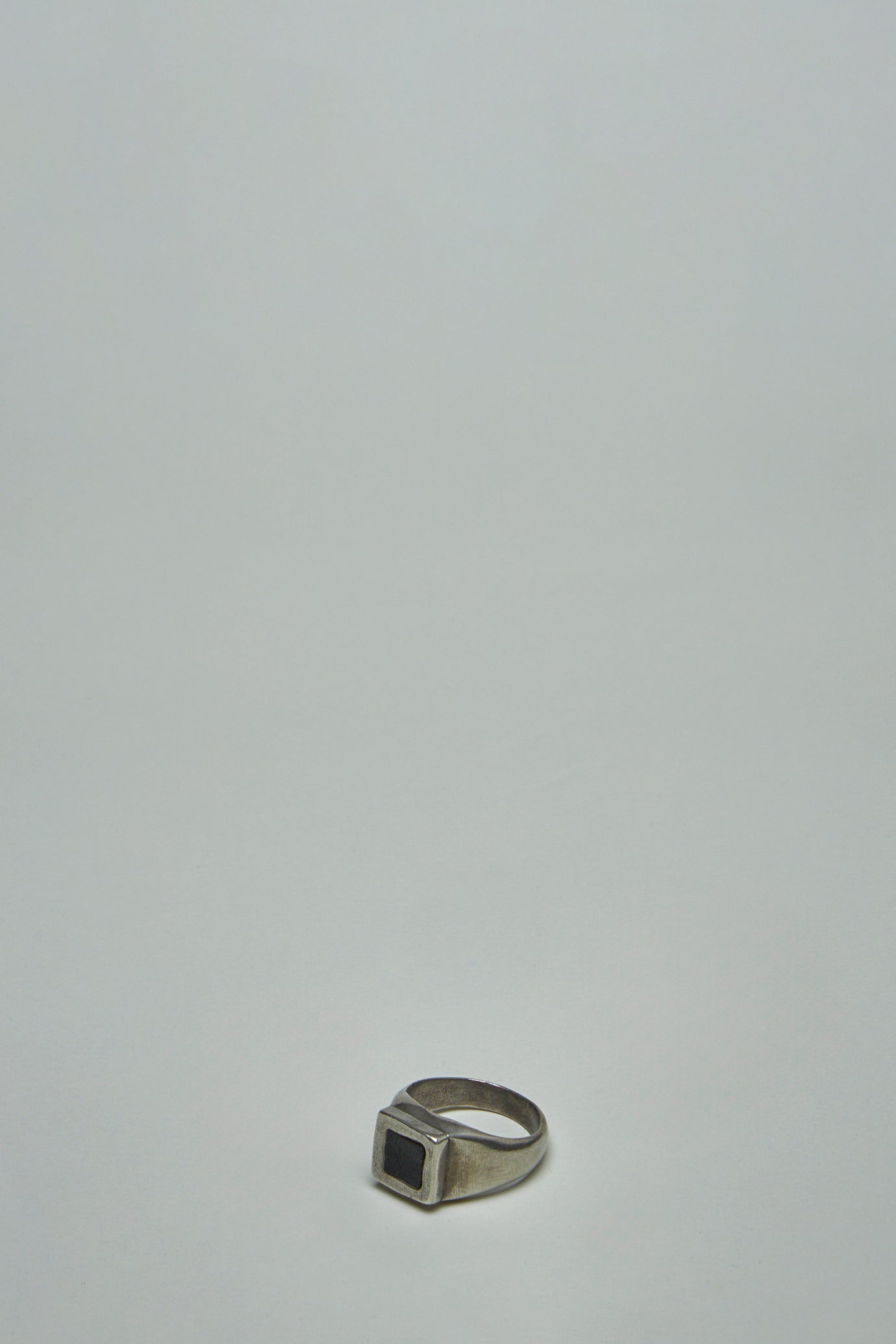 Silver Ring w/ Kangaroo Leather 925